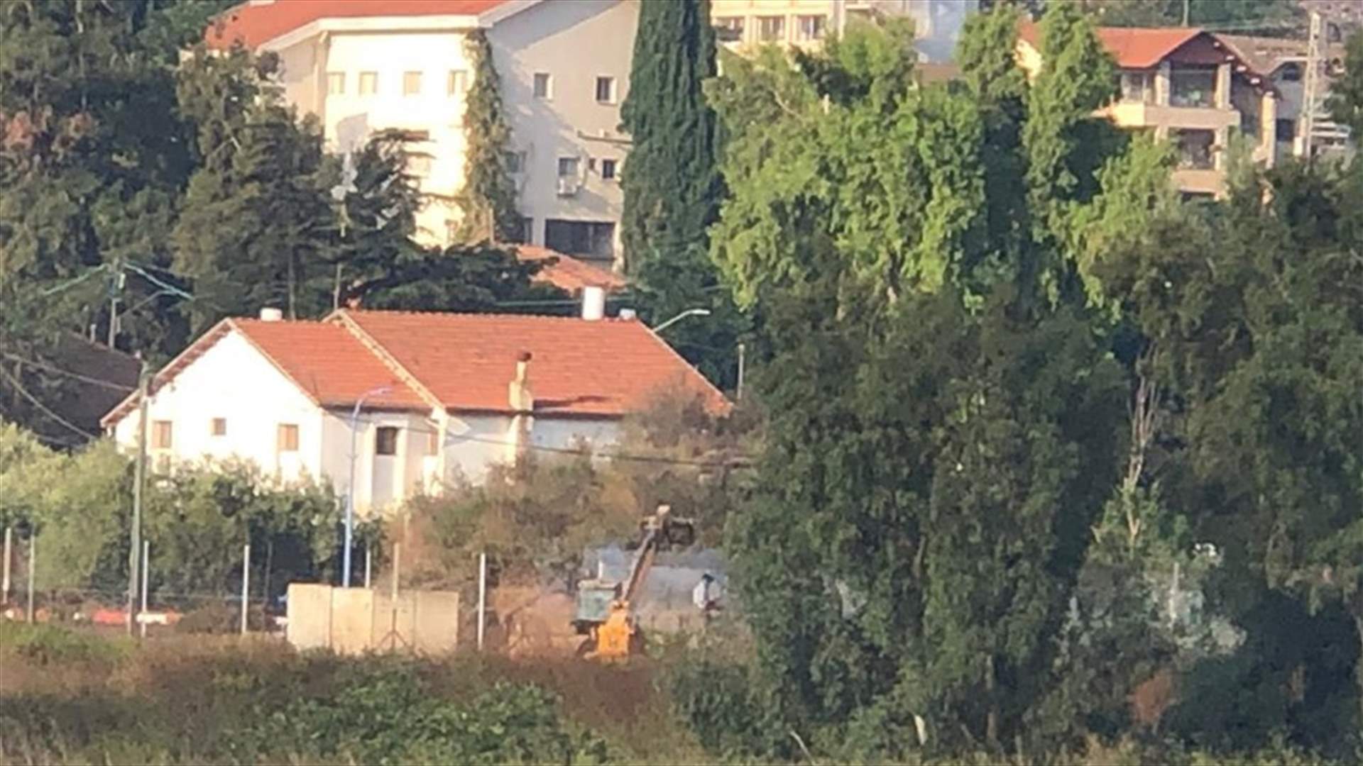 الجيش الإسرائيلي ركب شبكا حديديا عند محلة البراد قبالة سهل مرجعيون