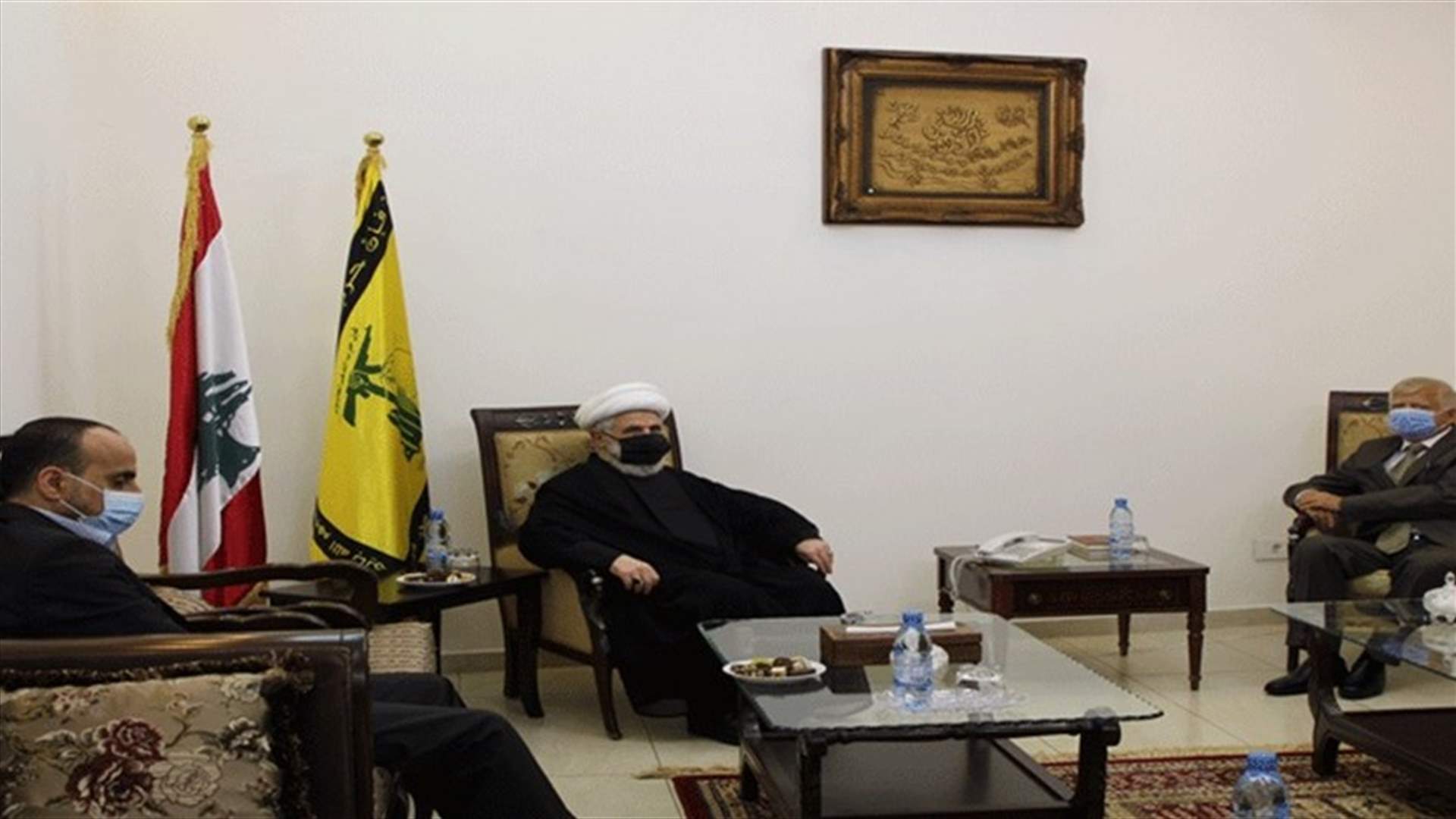 قاسم استقبل زاسبكين: الأفضل أن يتمثل الجميع في الحكومة