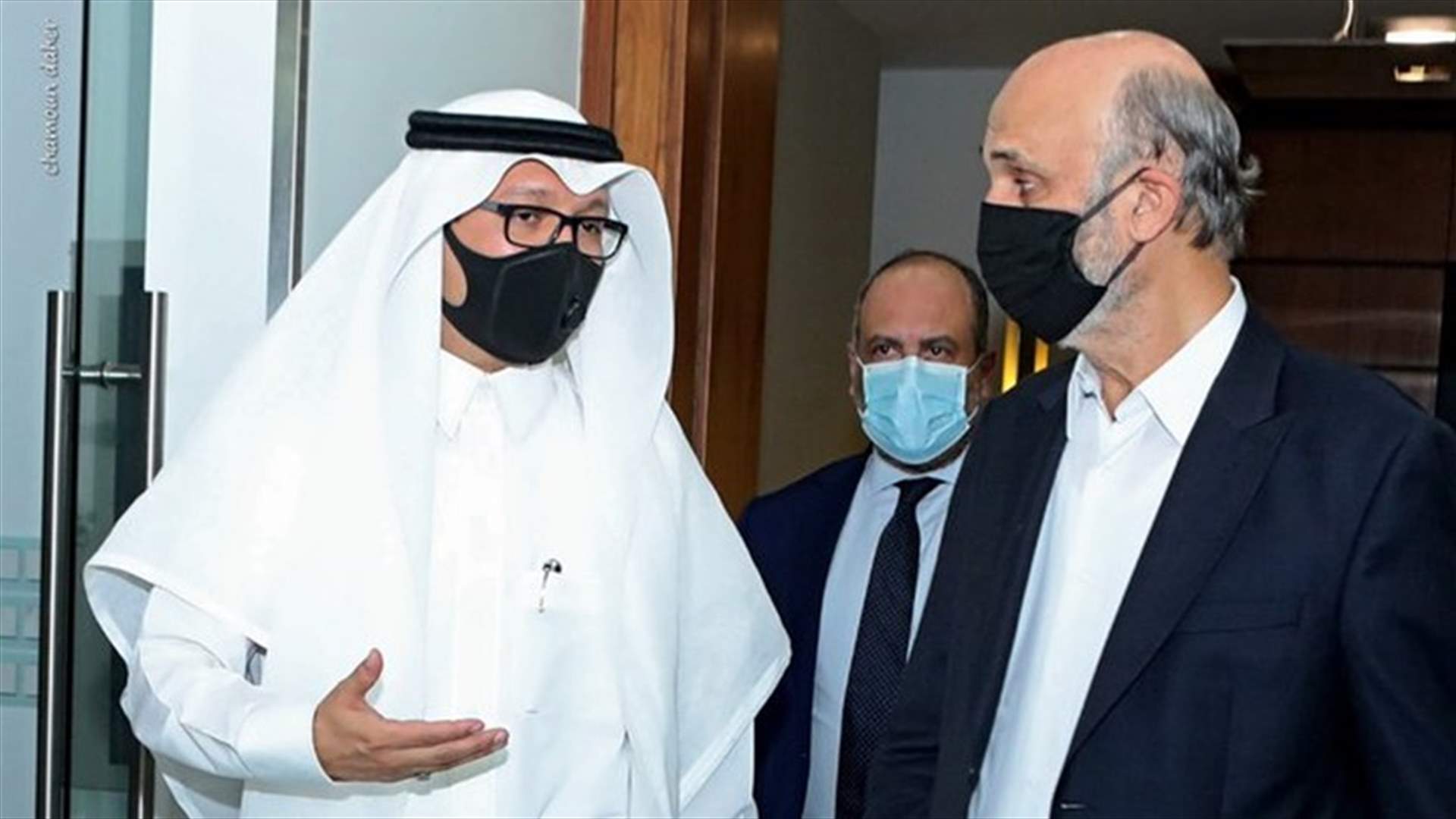 جعجع استقبل البخاري... وبحث في اخر التطورات الاقليمية والمحلية