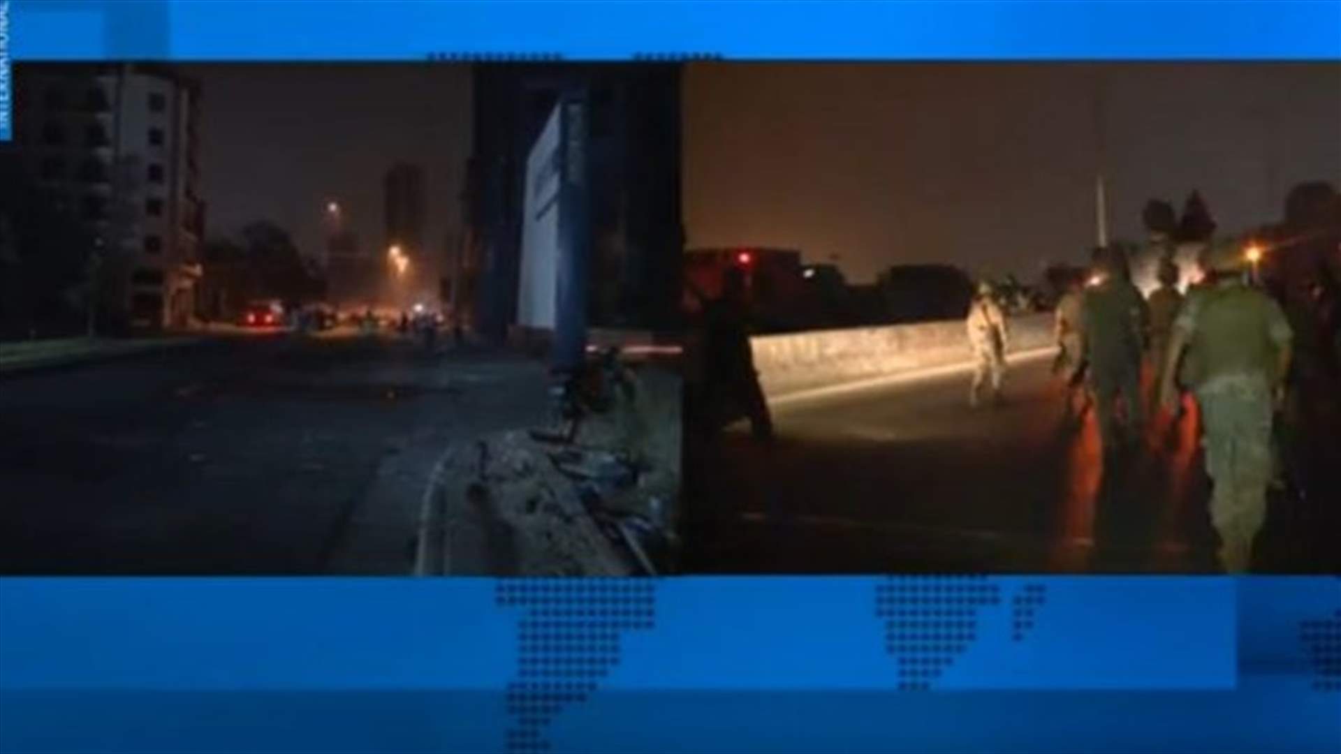 مواجهات في محيط مجلس النواب بين عدد من المتظاهرين والقوى الامنية...