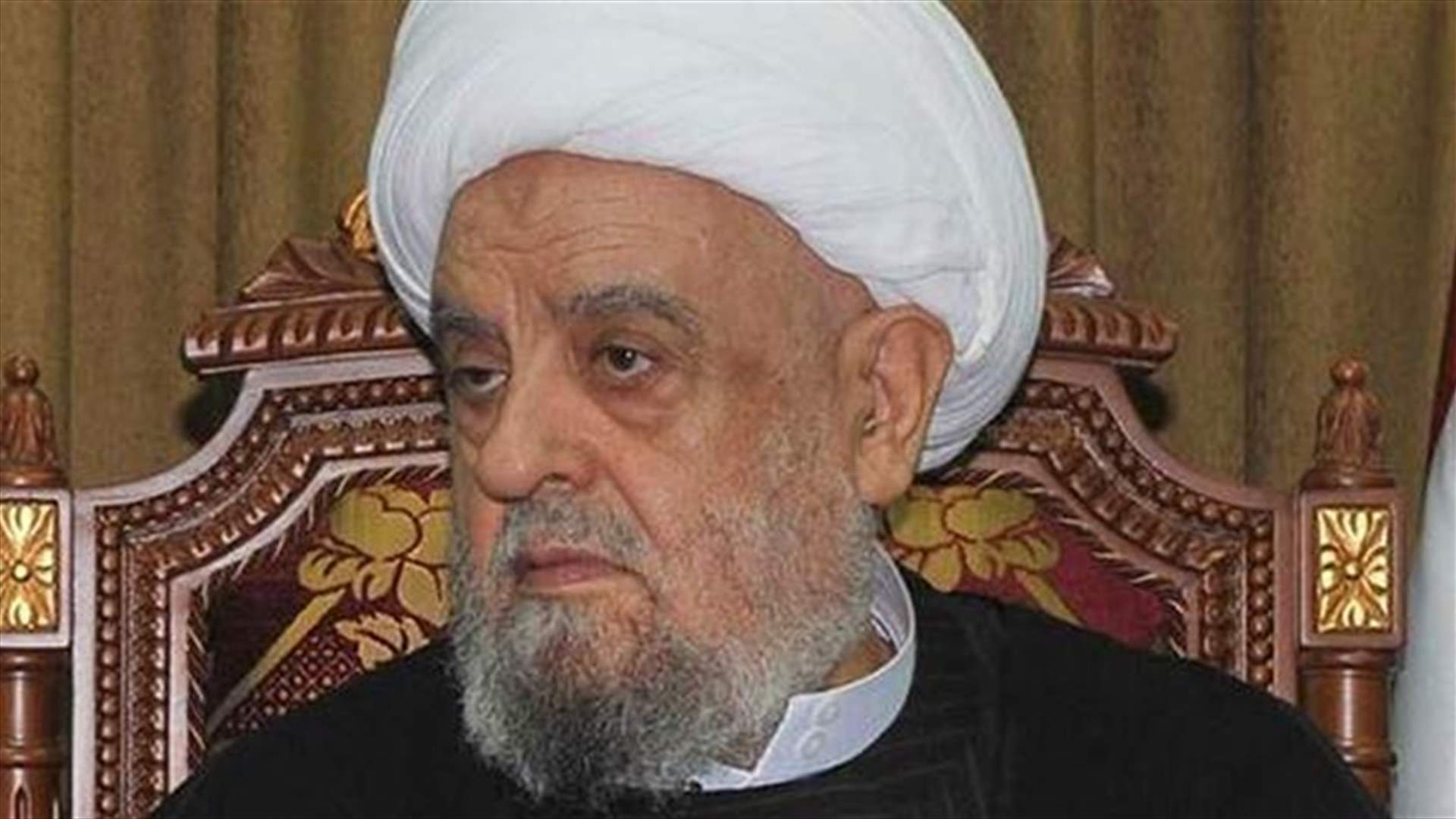 قبلان: للتصدي لكل عمل يسيء الى مكانة وقدسية الأنبياء