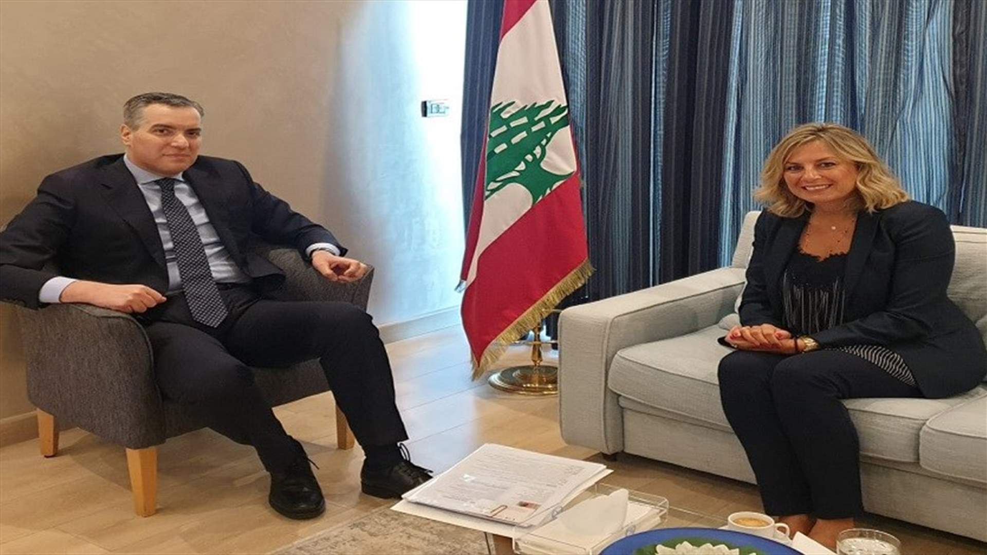 كلودين عون روكز زارت أديب: لتضم الحكومة المقبلة نساء كفوءات