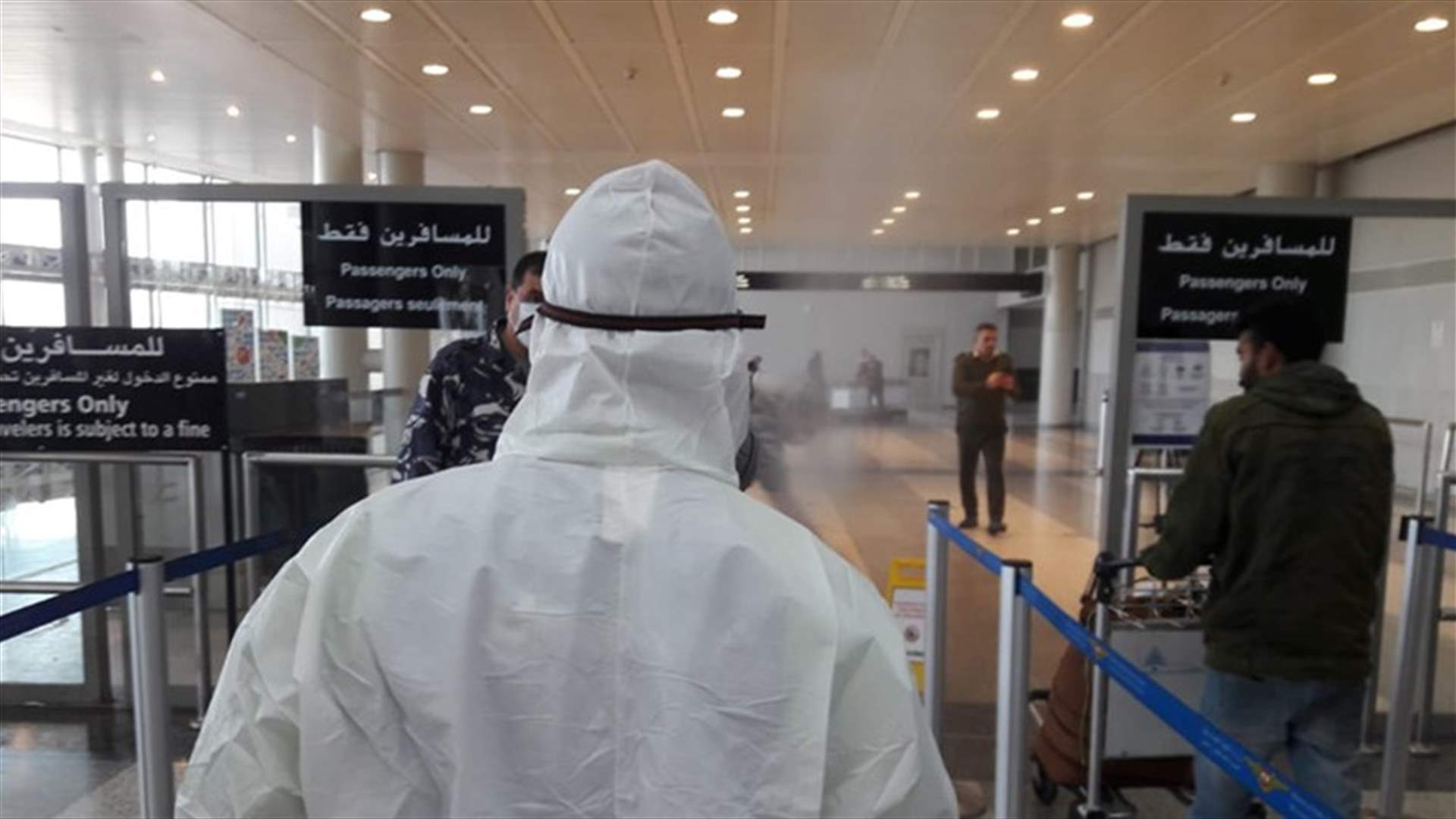 7 حالات ايجابية عل متن رحلات وصلت الى بيروت في 8 و9 الحالي