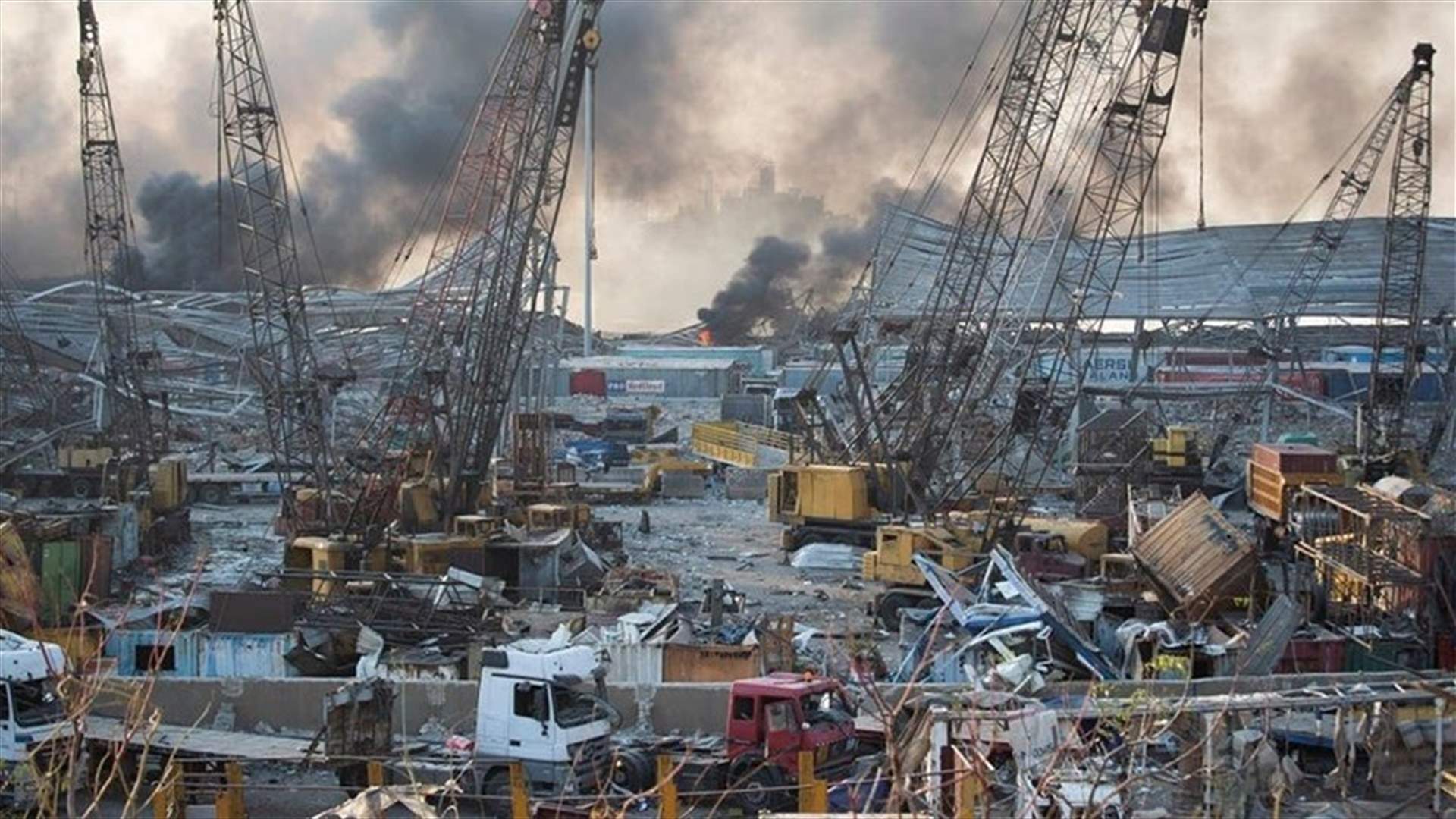 النيترات الامونيوم التي كان عثر عليها تم تلفها... ومواد قابلة للاشتعال مضى على وجودها اكثر من 15 عاما