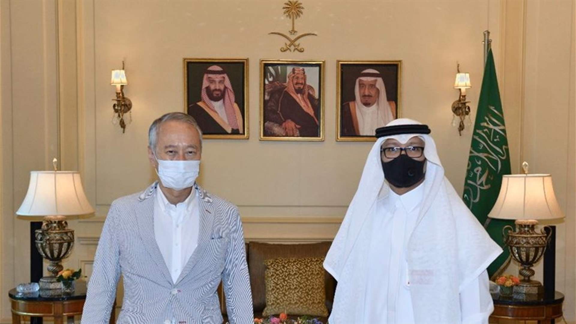 بخاري استقبل السفير الياباني... وبحث في آخر التطورات