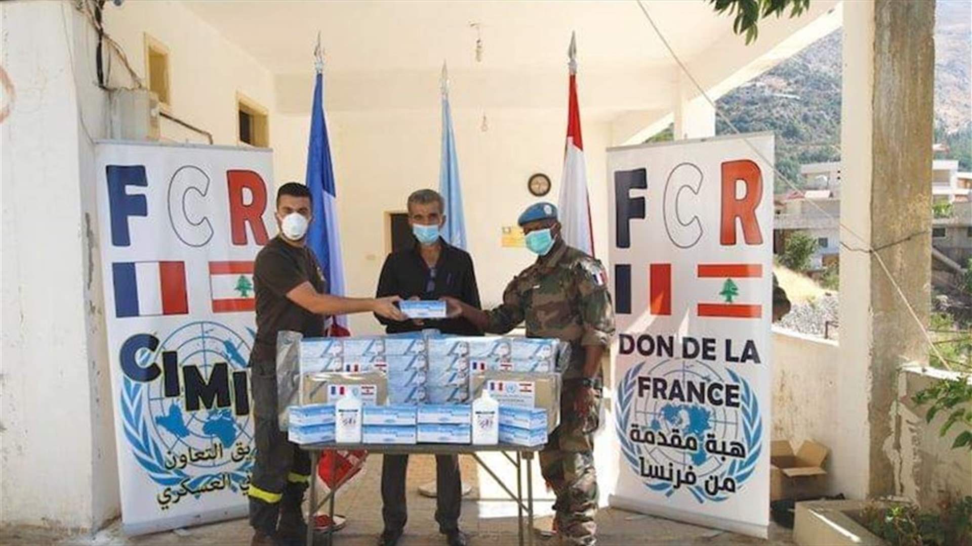 هبة فرنسية إلى مركز الدفاع المدني في شبعا