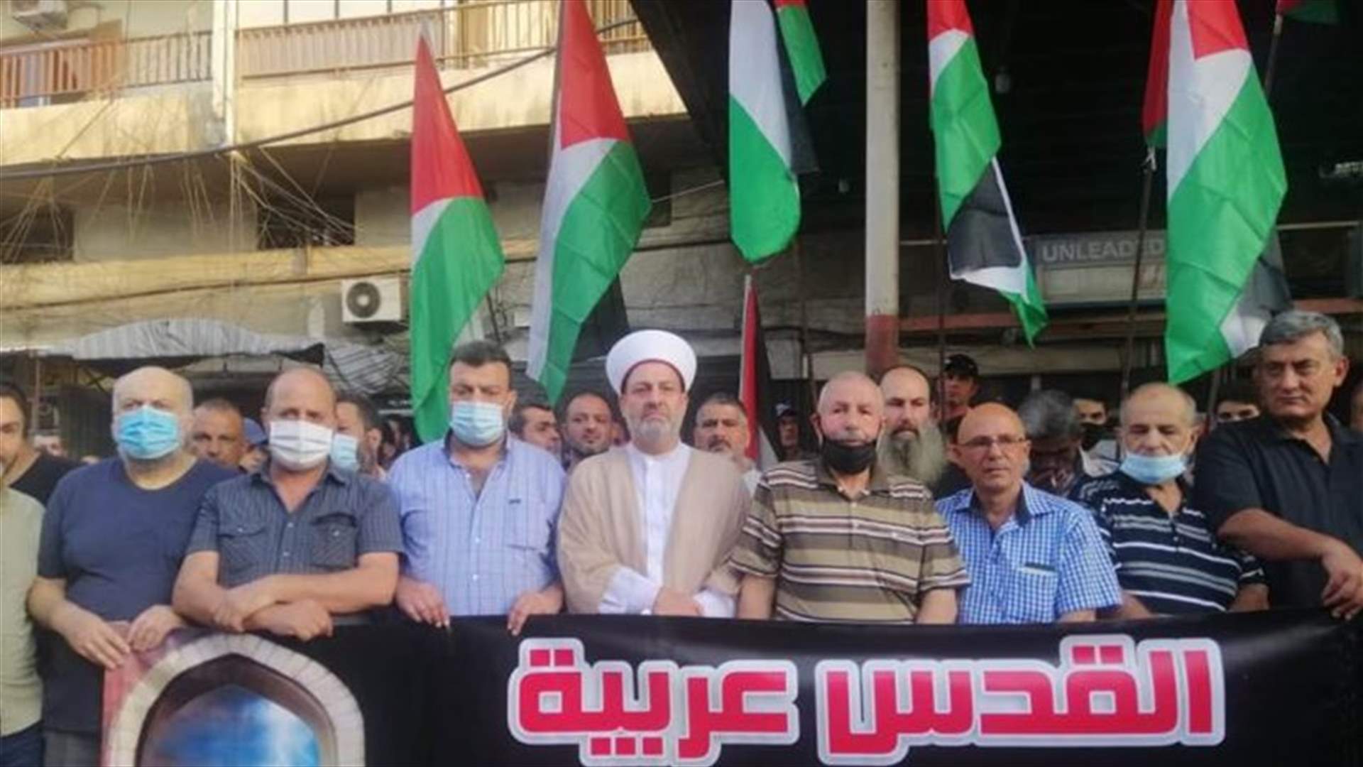مسيرتا غضب في مخيمي البداوي والرشيدية رفضاً لاتفاقيات التطبيع