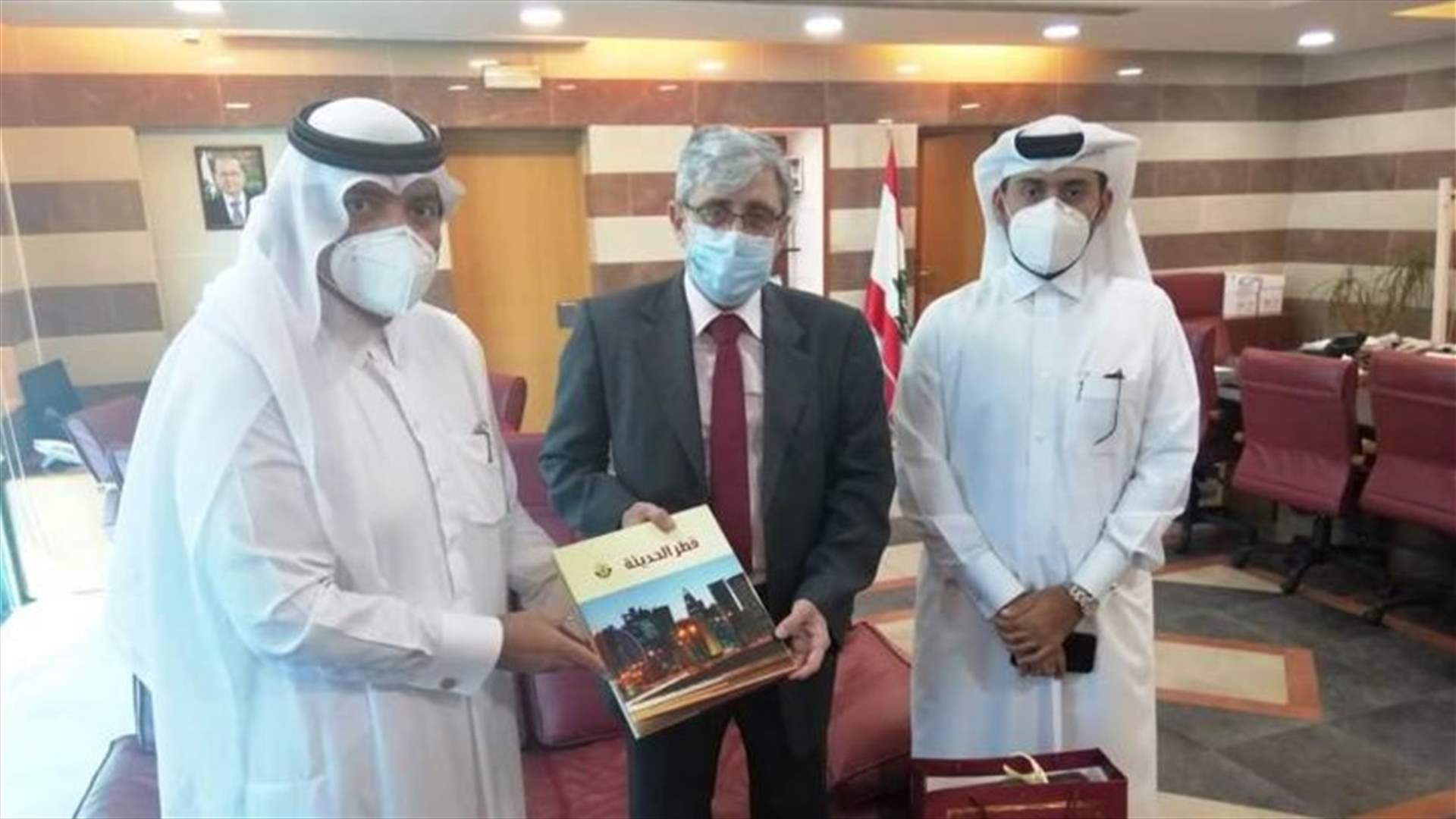 المجذوب تابع مع سفير قطر الإجراءات لتنفيذ الهبة القطرية