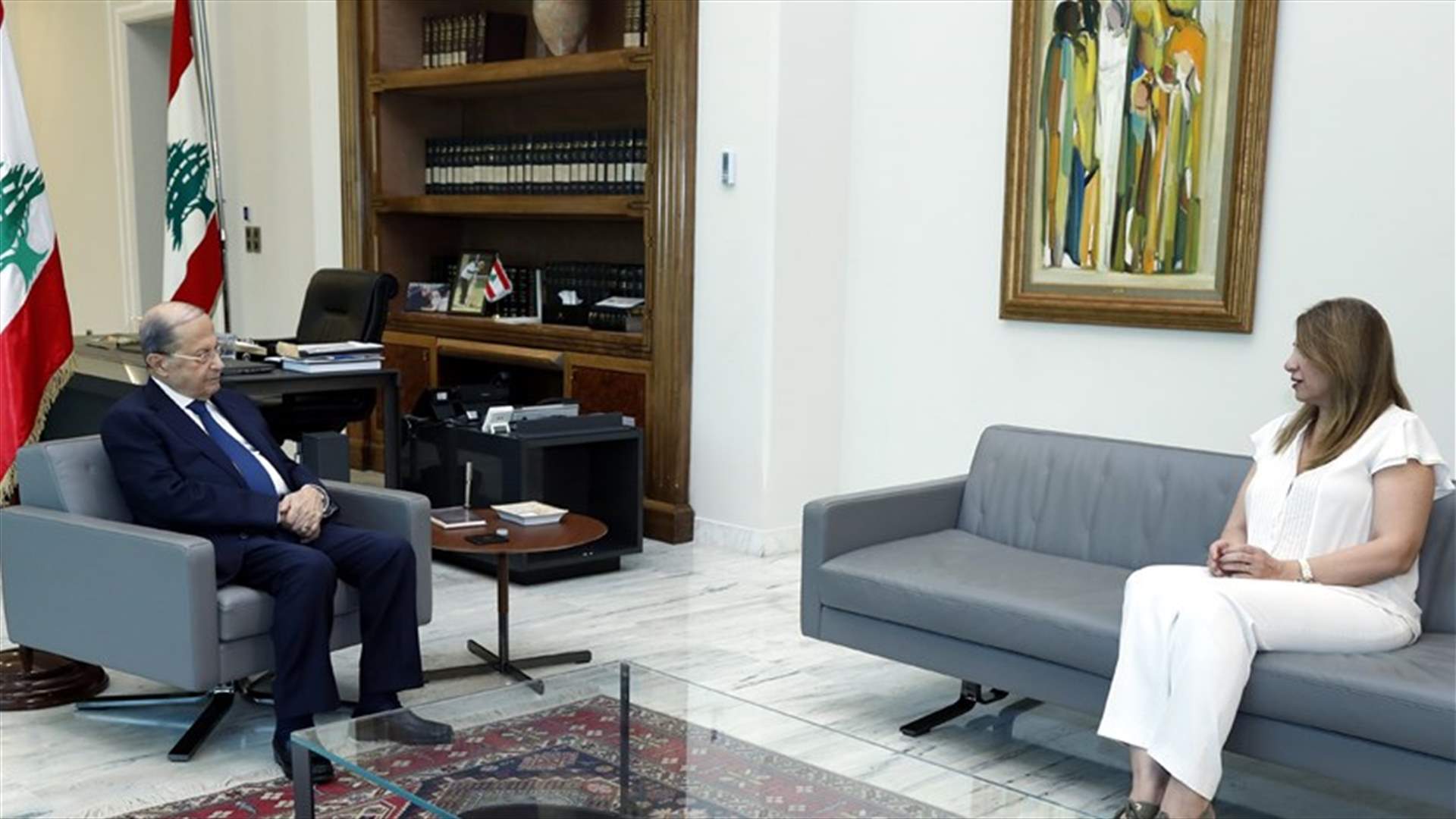 عون بحث موضوع العفو الخاص عن السجناء مع نجم