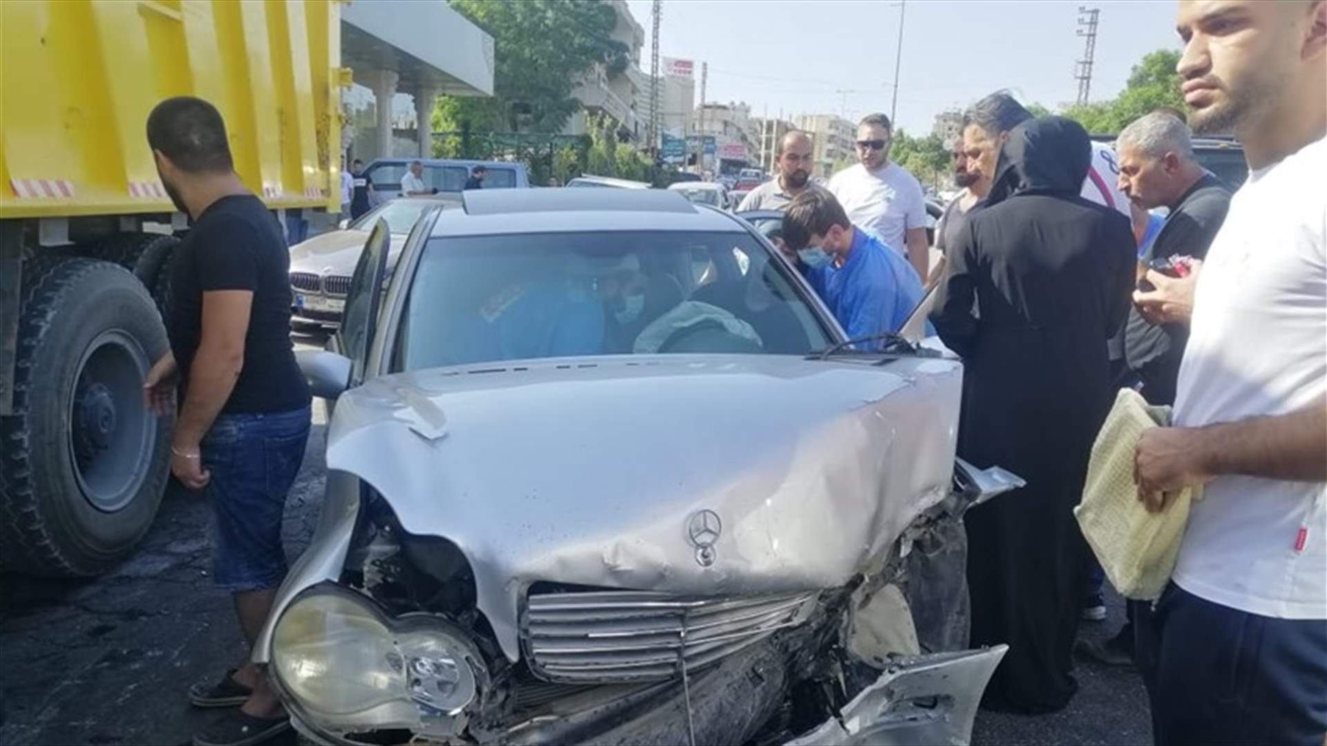 جريحان بحادث سير في حبوش (صوَر)