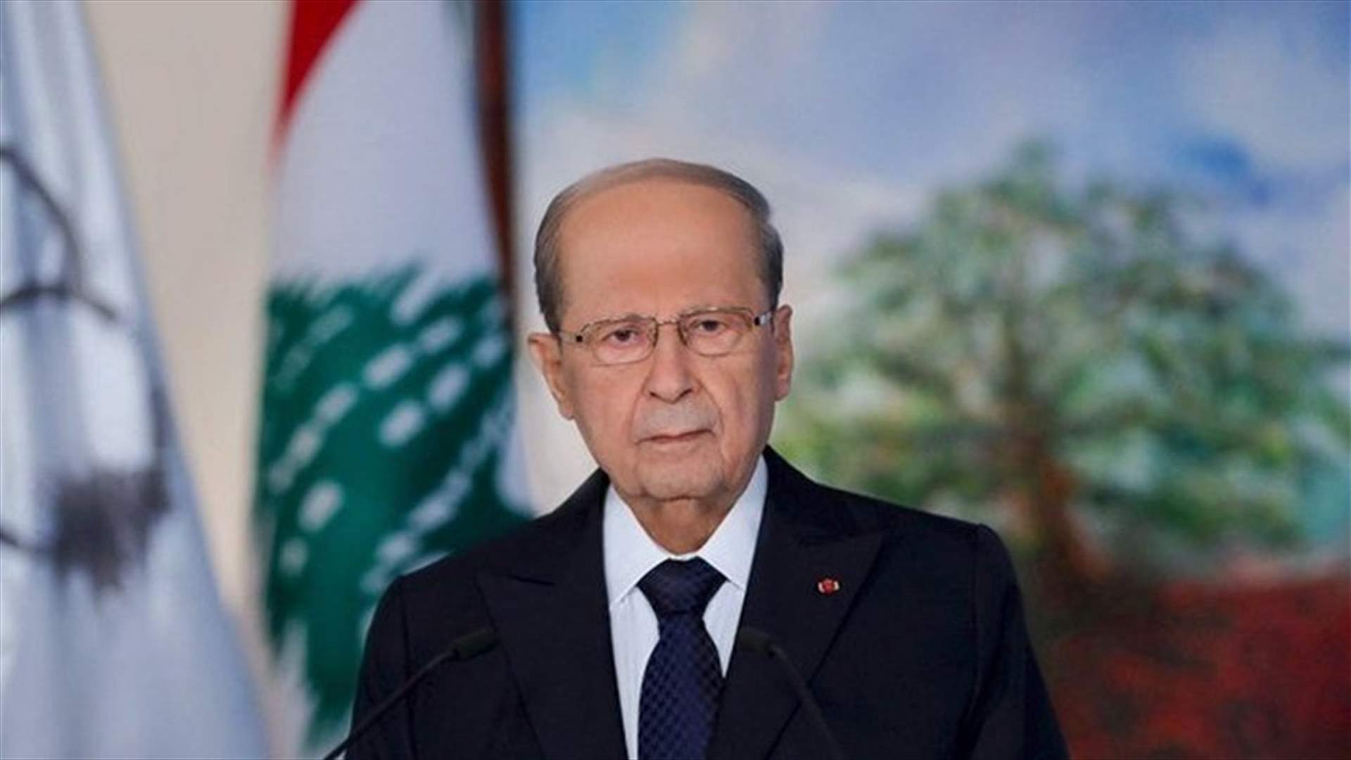 President Aoun urges world to help Lebanon securing safe return of Syrian refugees
