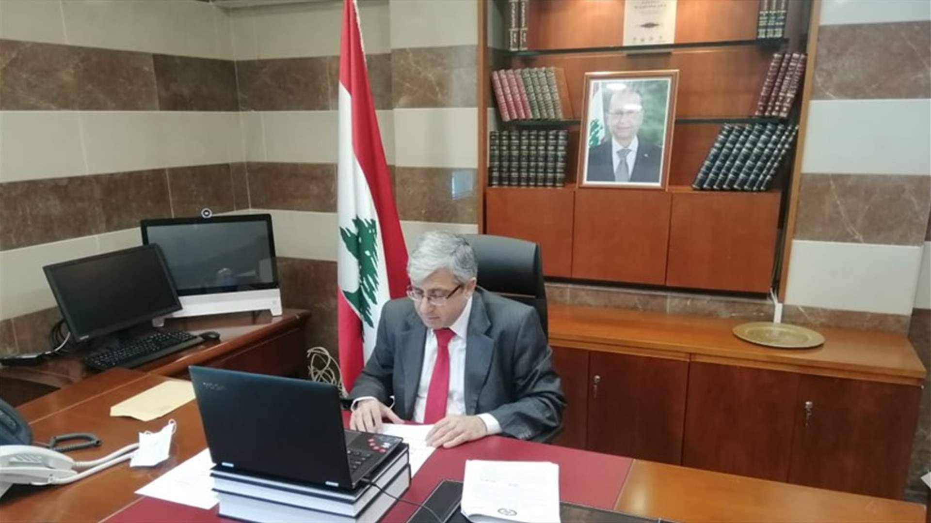 المجذوب في المؤتمر الإفتراضي لوزراء التربية العرب كرر النداء لدعم لبنان