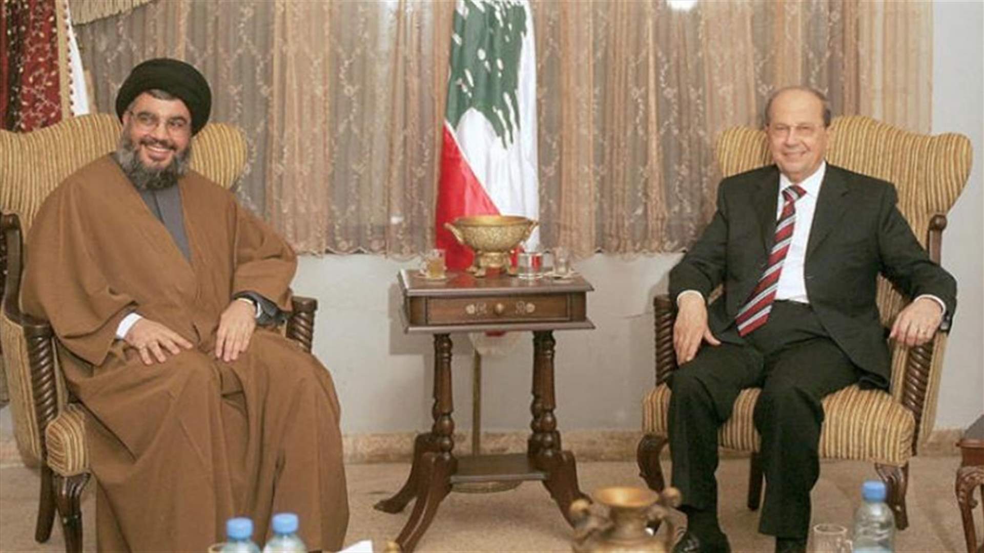 تفاهم مار مخايل يهتزّ... هذا ما أبلغه حزب الله لعون وباسيل (الشرق الأوسط)