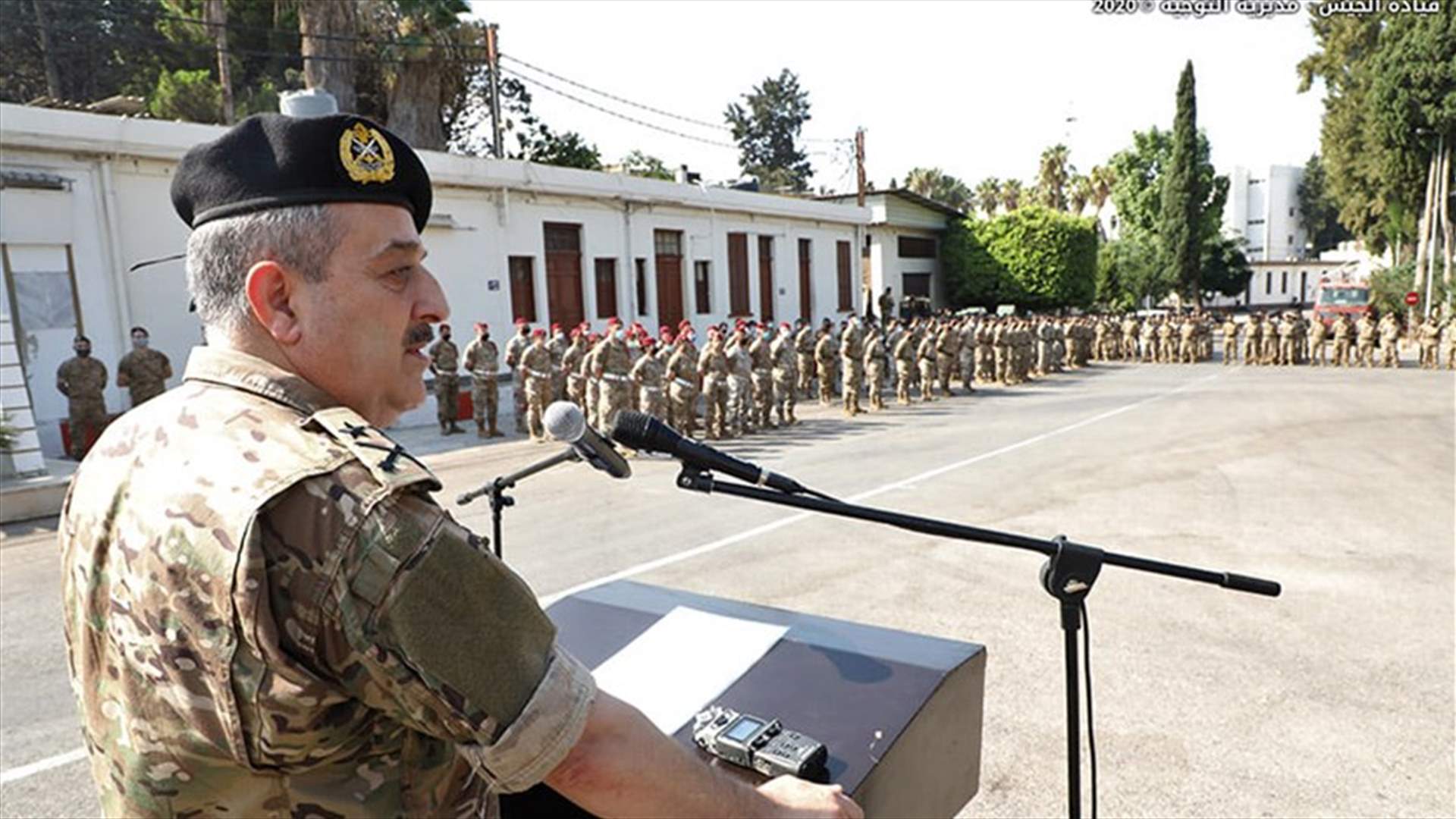 رئيس الأركان تفقد الوحدات المنتشرة في الشمال