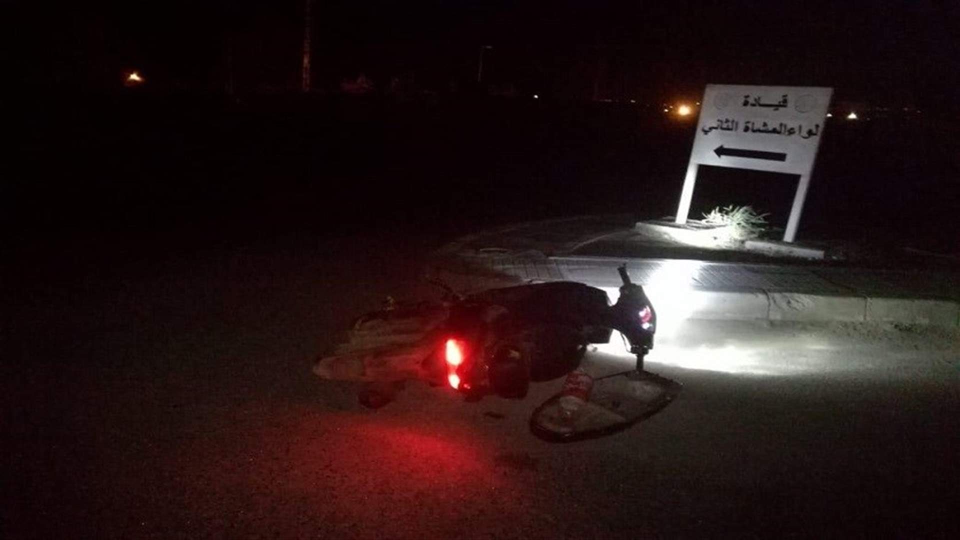 صورة الدراجة التي استخدمت في الهجوم على مركز الجيش في المنية