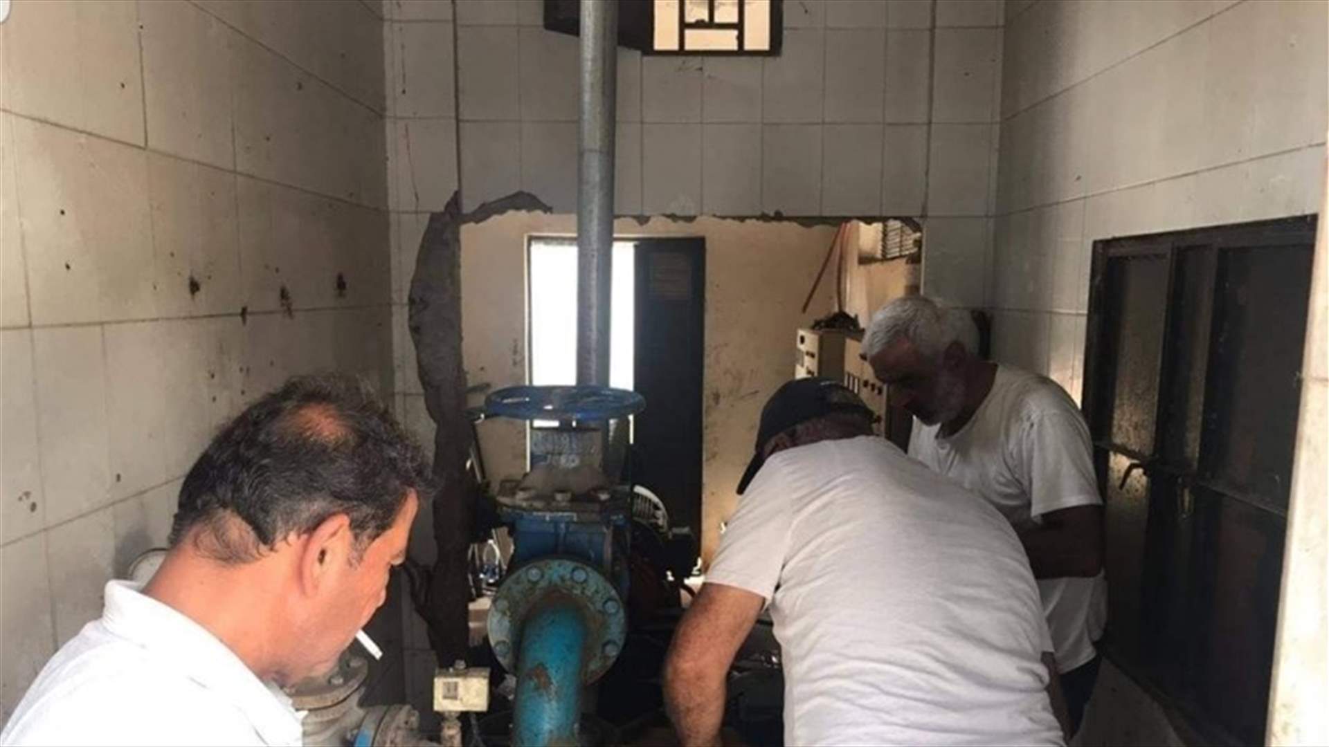 مياه لبنان الجنوبي: صيانة وإصلاح ضمن الشبكة في عدد من البلدات الجنوبية