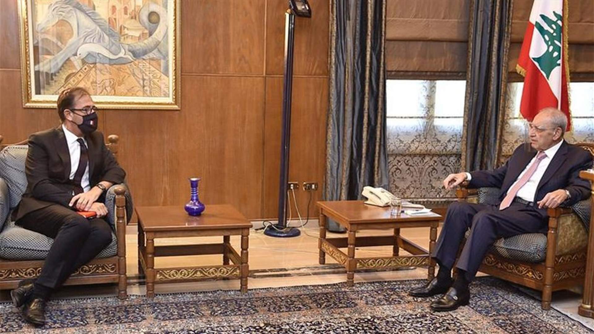 بري استقبل فوشيه وكومار جاه والامين العام للمنظمة العالمية للجمارك