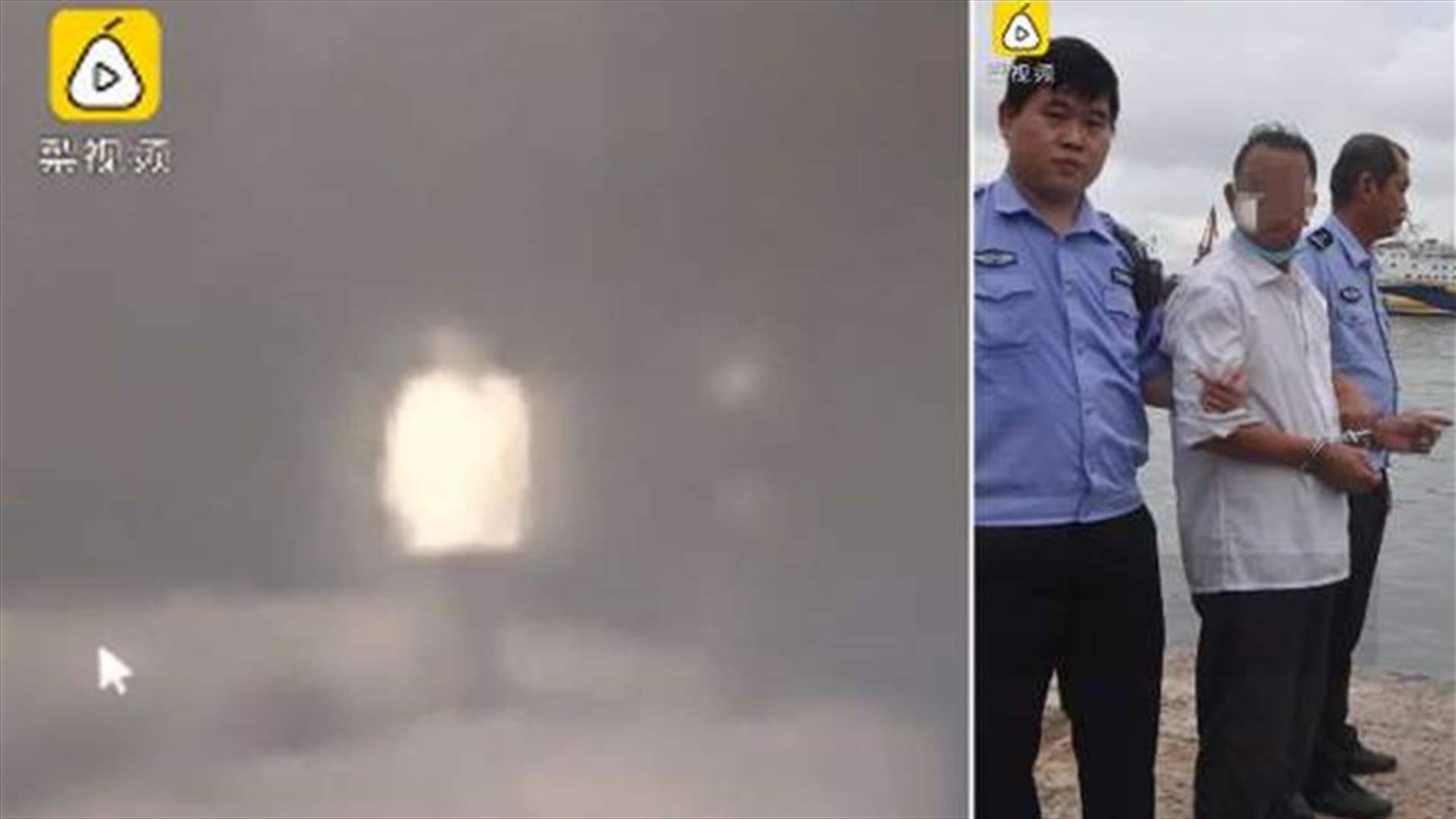 لحظة مروعة... أب يرمي ابنه الذي يُعاني من احتياجاتٍ خاصة بالبحر لسببٍ مفاجئ (فيديو)