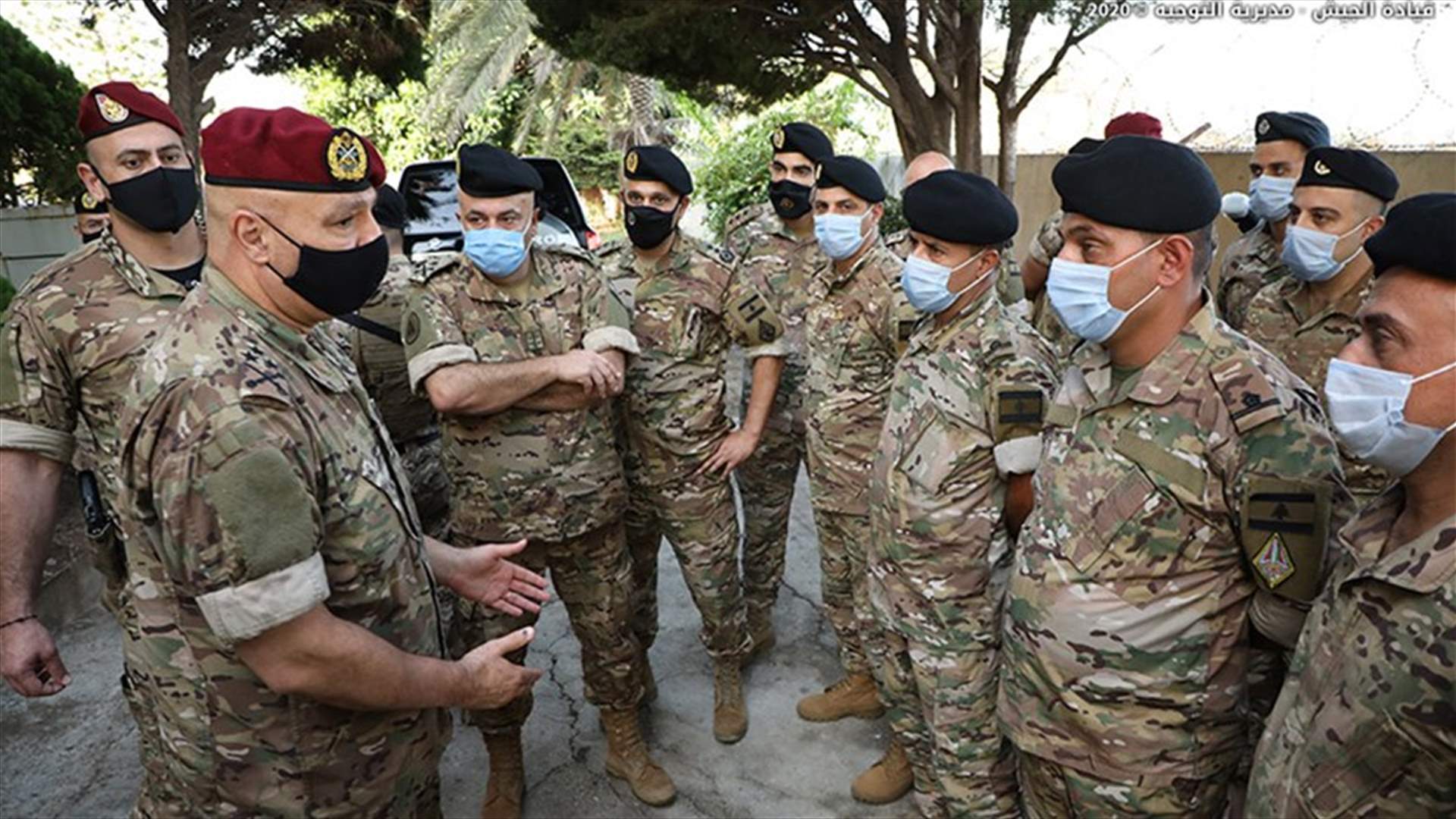 قائد الجيش: لن نسمح للمشروع الإرهابي بالتسلل إلى الداخل اللبناني