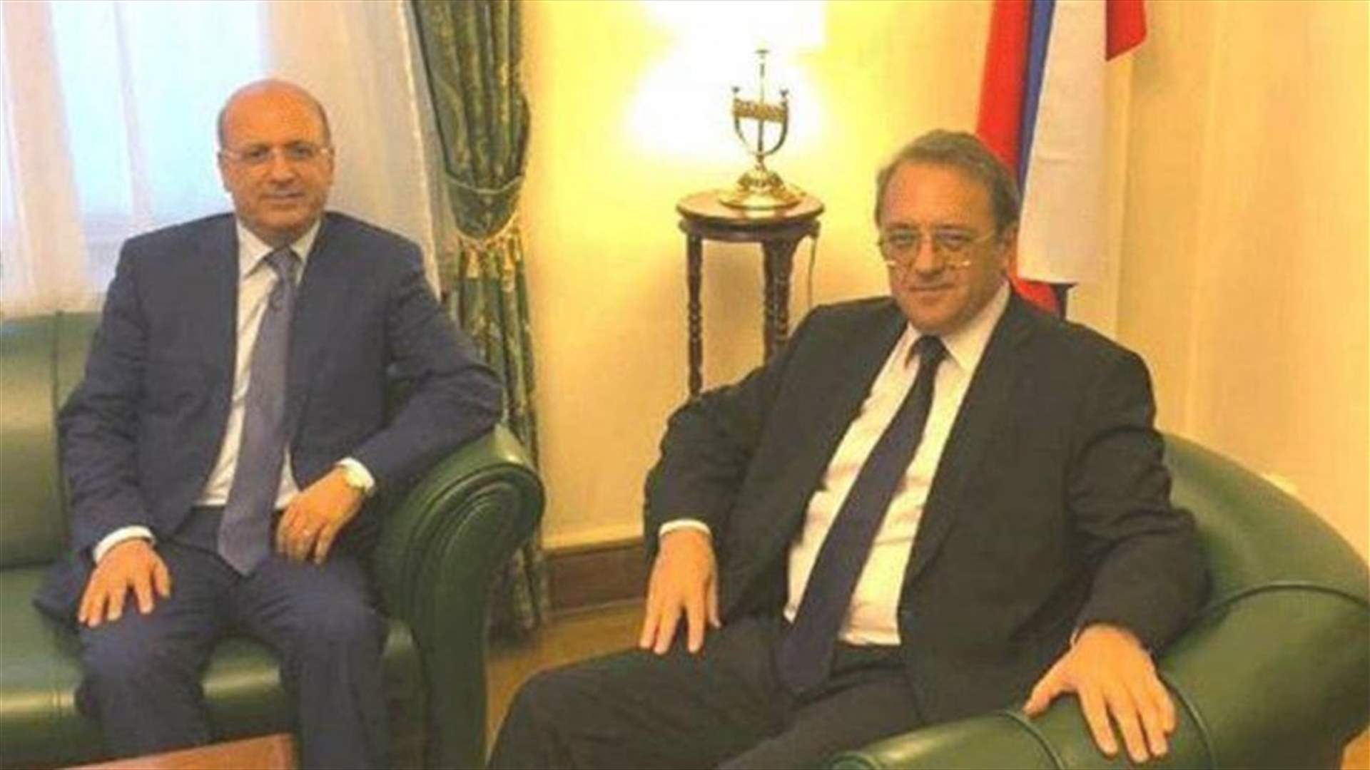 الأوضاع في لبنان بين ‏بوغدانوف وممثل الحريري