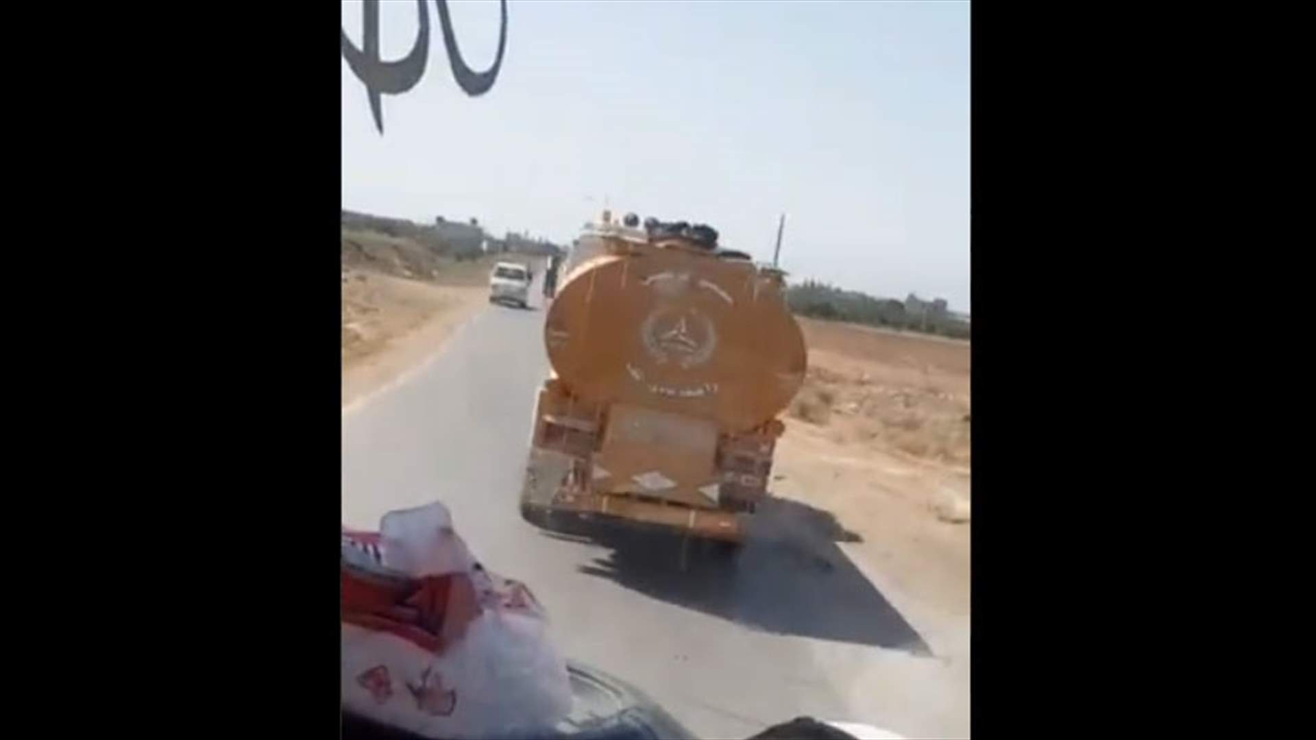 حواط ينشر فيديو لصهاريج &quot;تهرب البنزين إلى سوريا&quot;: يا ناس هذه سرقة موصوفة