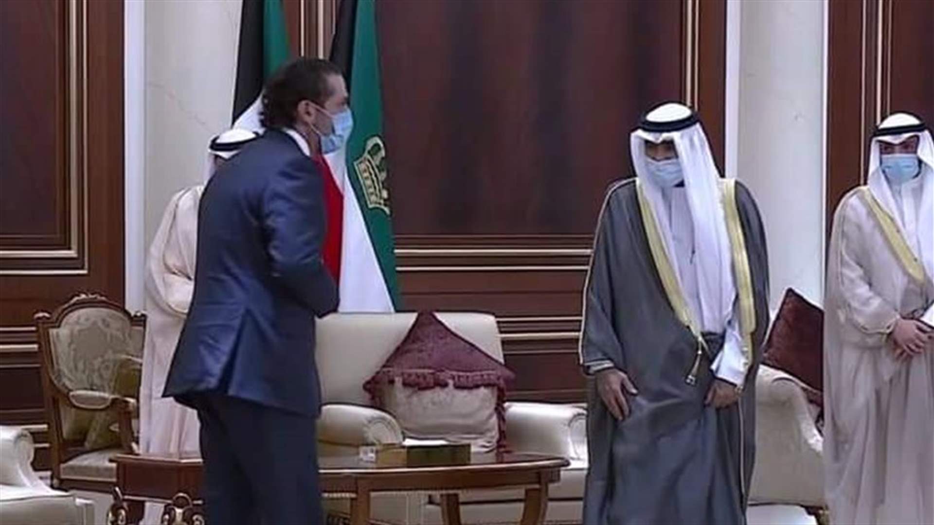 الحريري في الكويت معزيا...