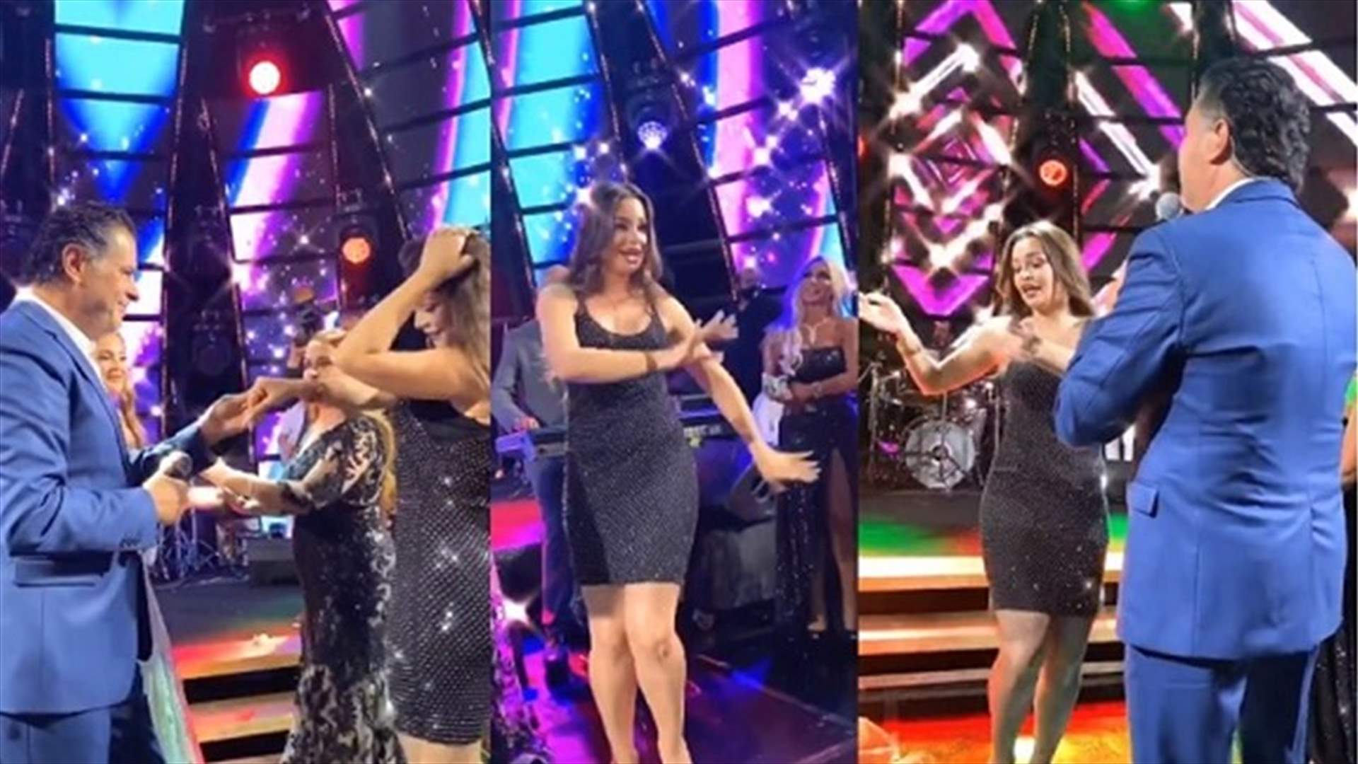 نصف مليون مشاهدة لفيديو راغب علامة يراقص حسناء.. إليكم هويّتها!