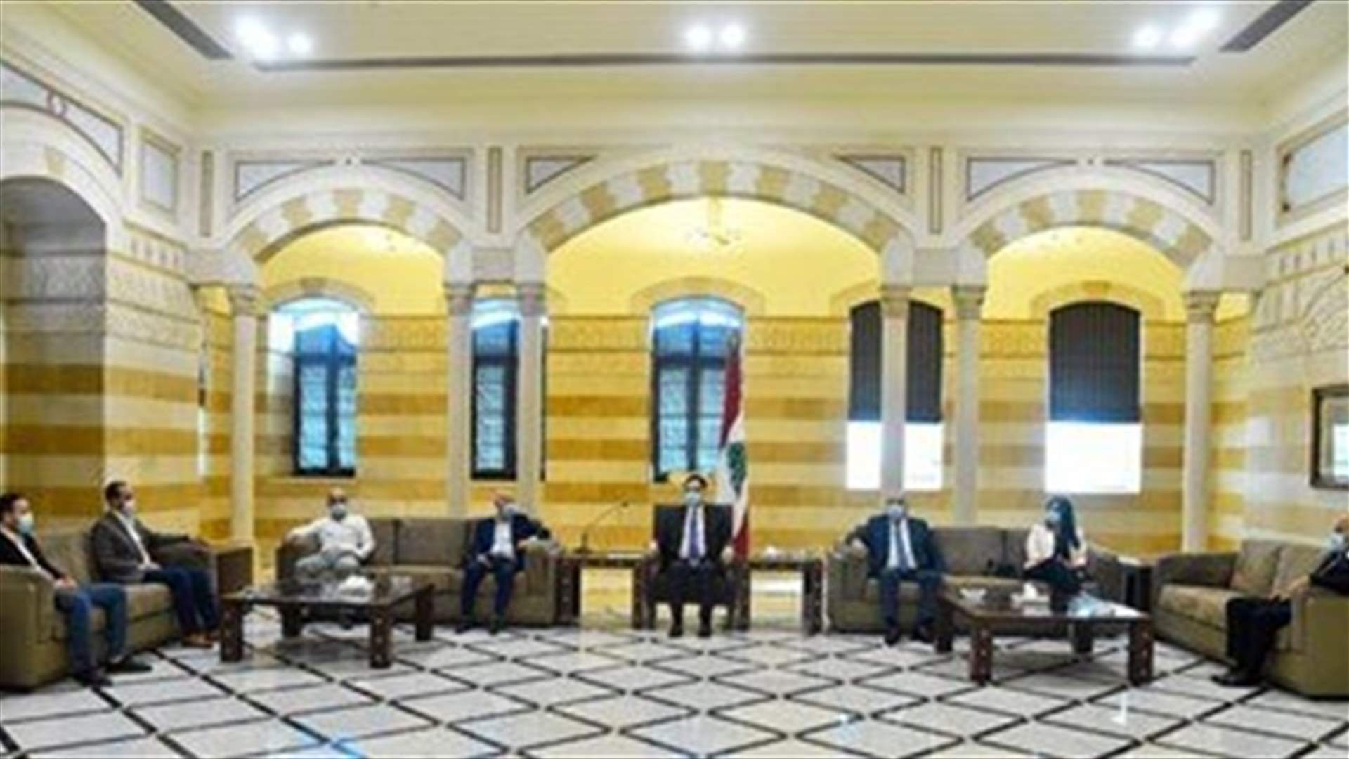 Diab meets with a delegation from the Secondary Teachers Association