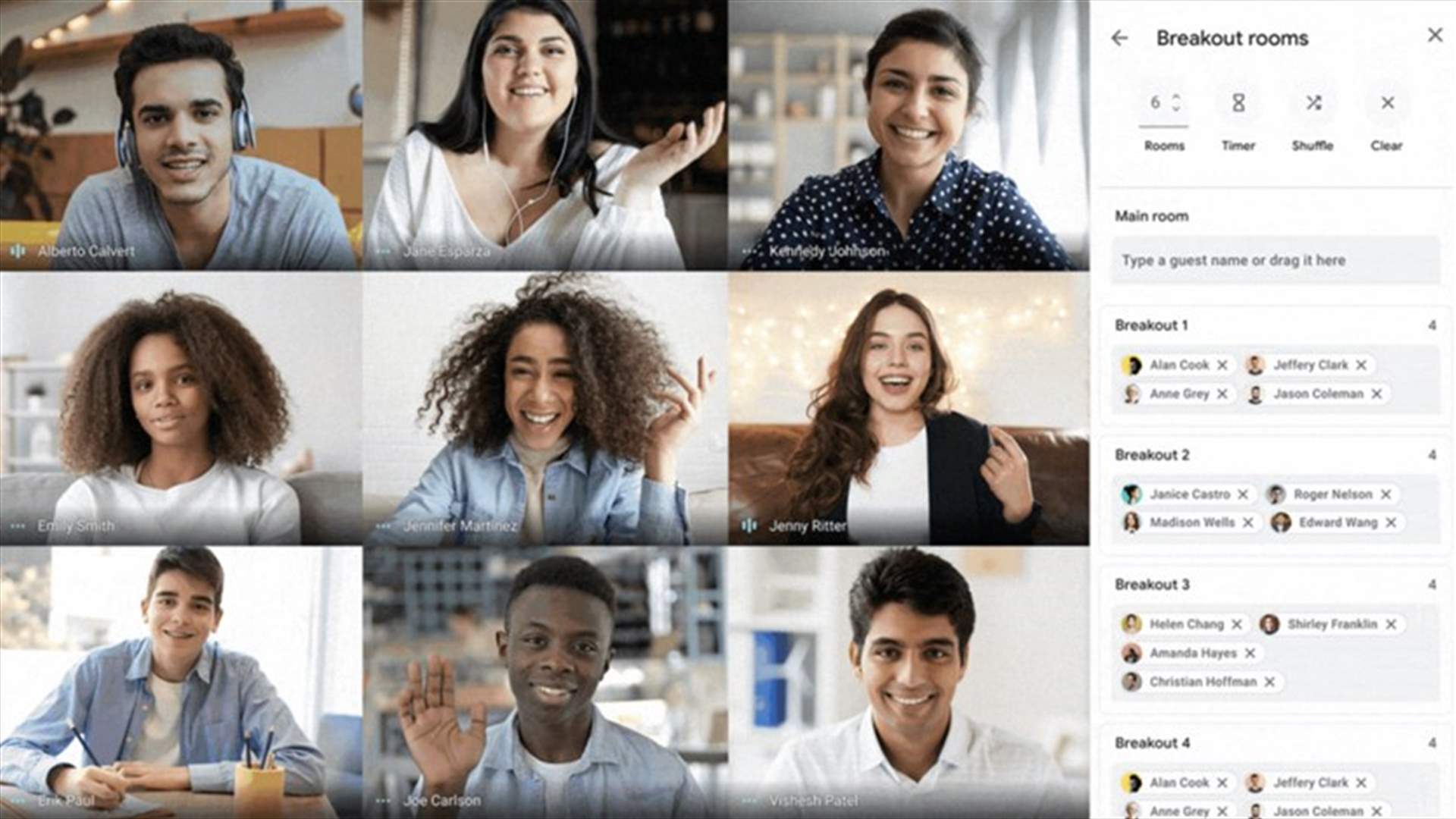 غوغل تُطلق خدمة "الغرف الجانبية"...إصدارٌ مخصص للإجتماعات الصغيرة