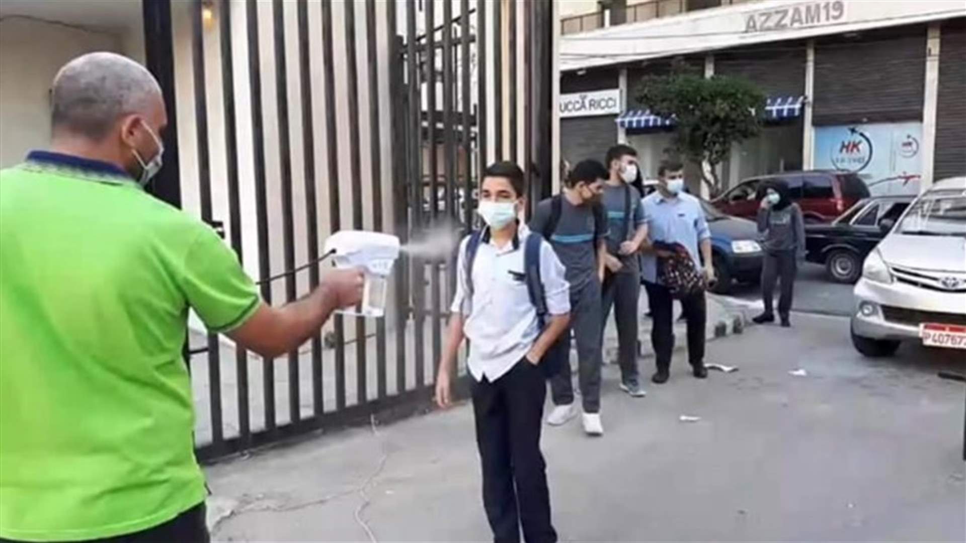 انطلاق العام الدراسي في صيدا وسط اجراءات وقائية صارمة