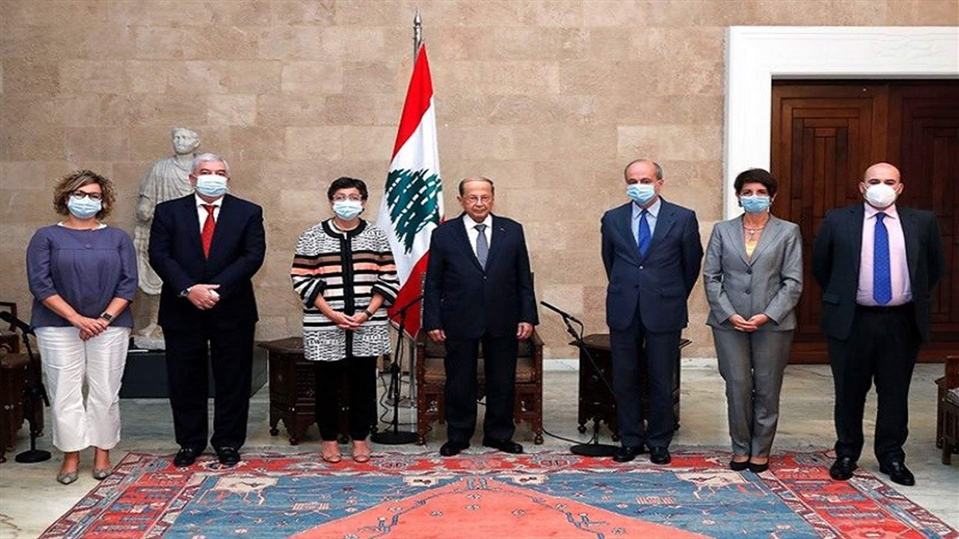 رئيس الجمهورية التقى غونزاليس لايا: نأمل أن تلعب اسبانيا دورا مهما في المحافل الدولية لدعم لبنان