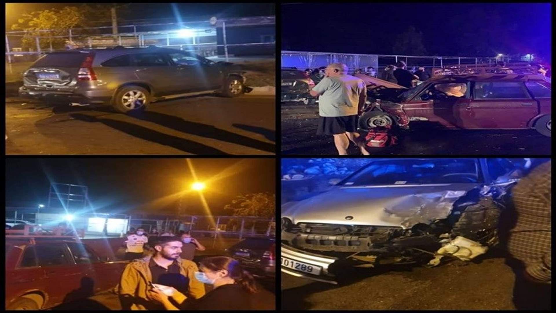 خمسة جرحى في حادث سير على طريق عام أميون