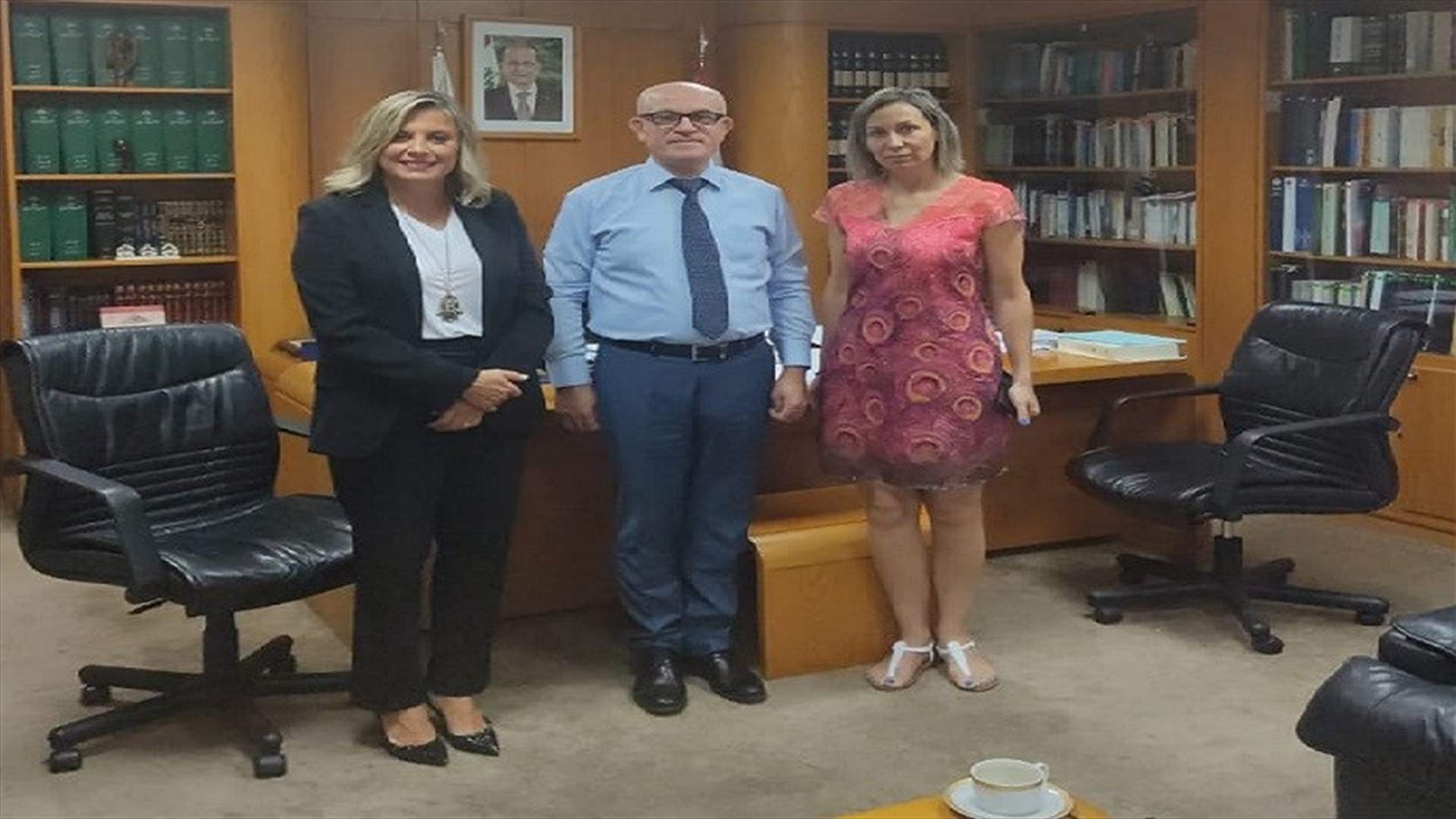 جورج نهرا التقى كلودين عون: المركز التربوي مستعد لتعزيز قضايا المرأة في المناهج التربوية