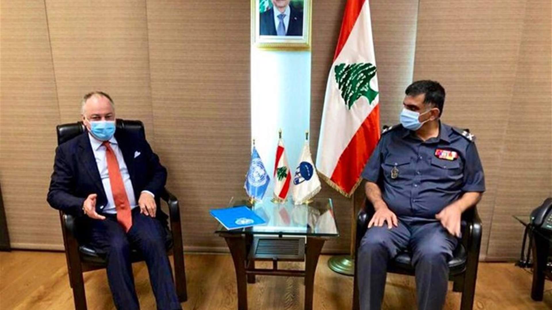 عثمان استقبل دل كول وبحثا في تعزيز التنسيق الامني