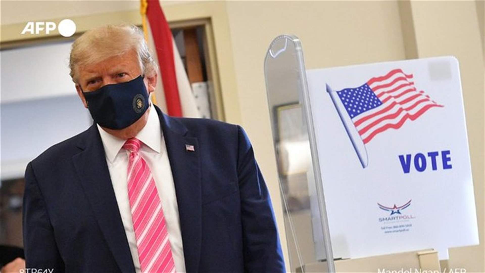 New Florida resident Trump casts presidential ballot for himself