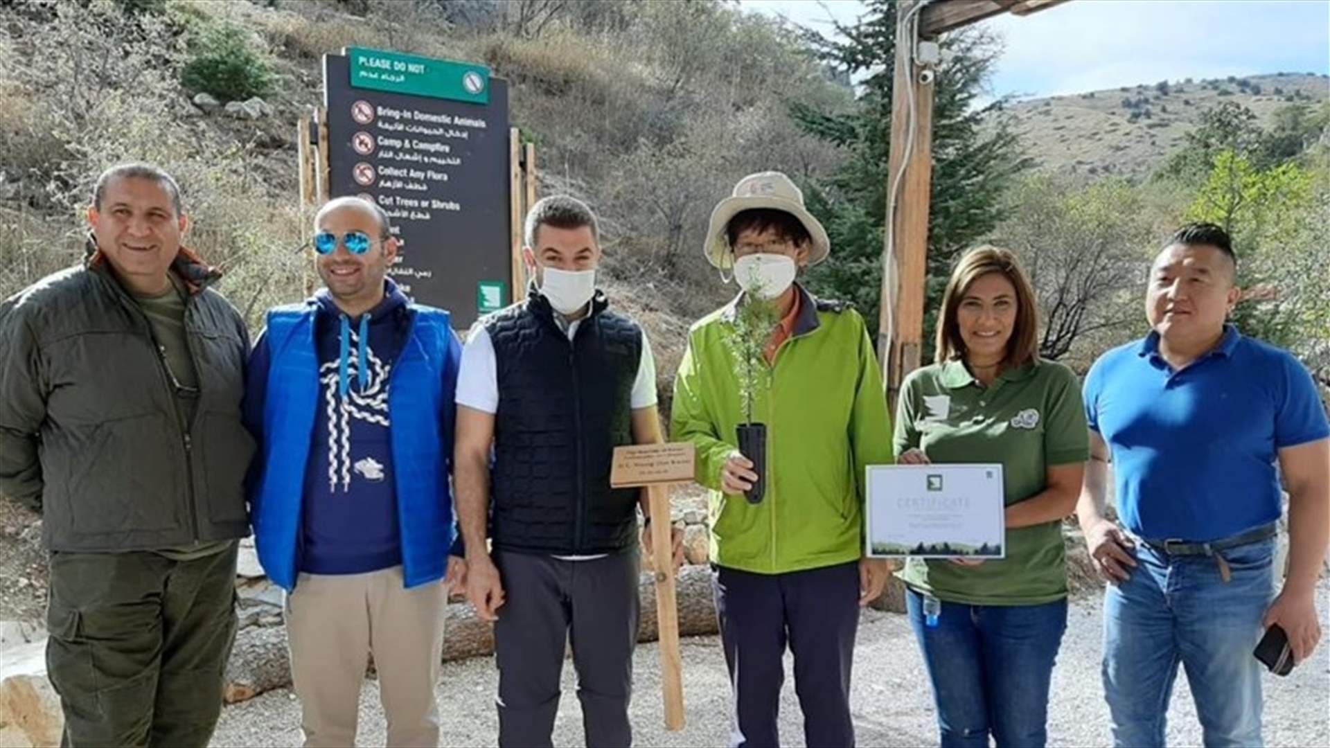 سفير كوريا الجنوبية في محمية إهدن