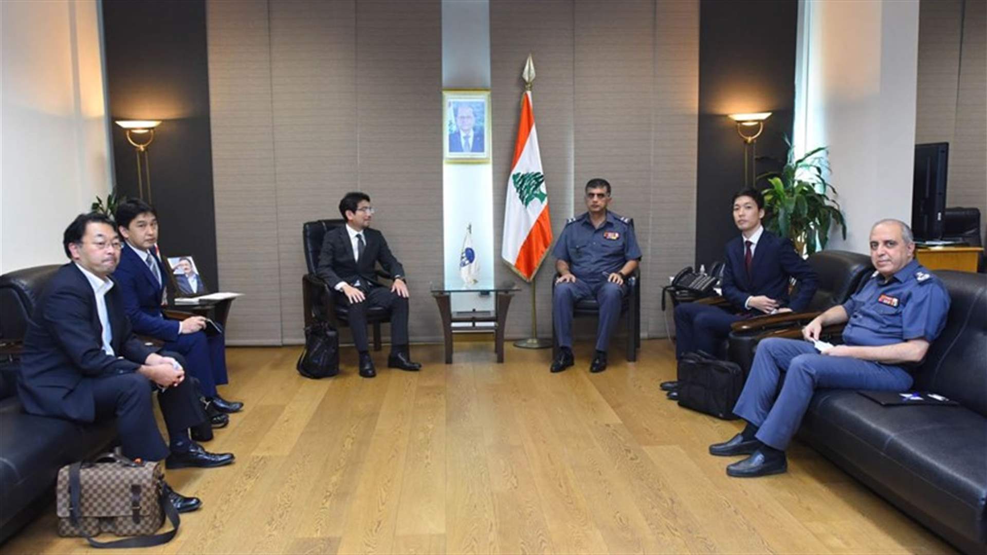 عثمان استقبل وفدا من وكالة الشرطة الوطنية في اليابان