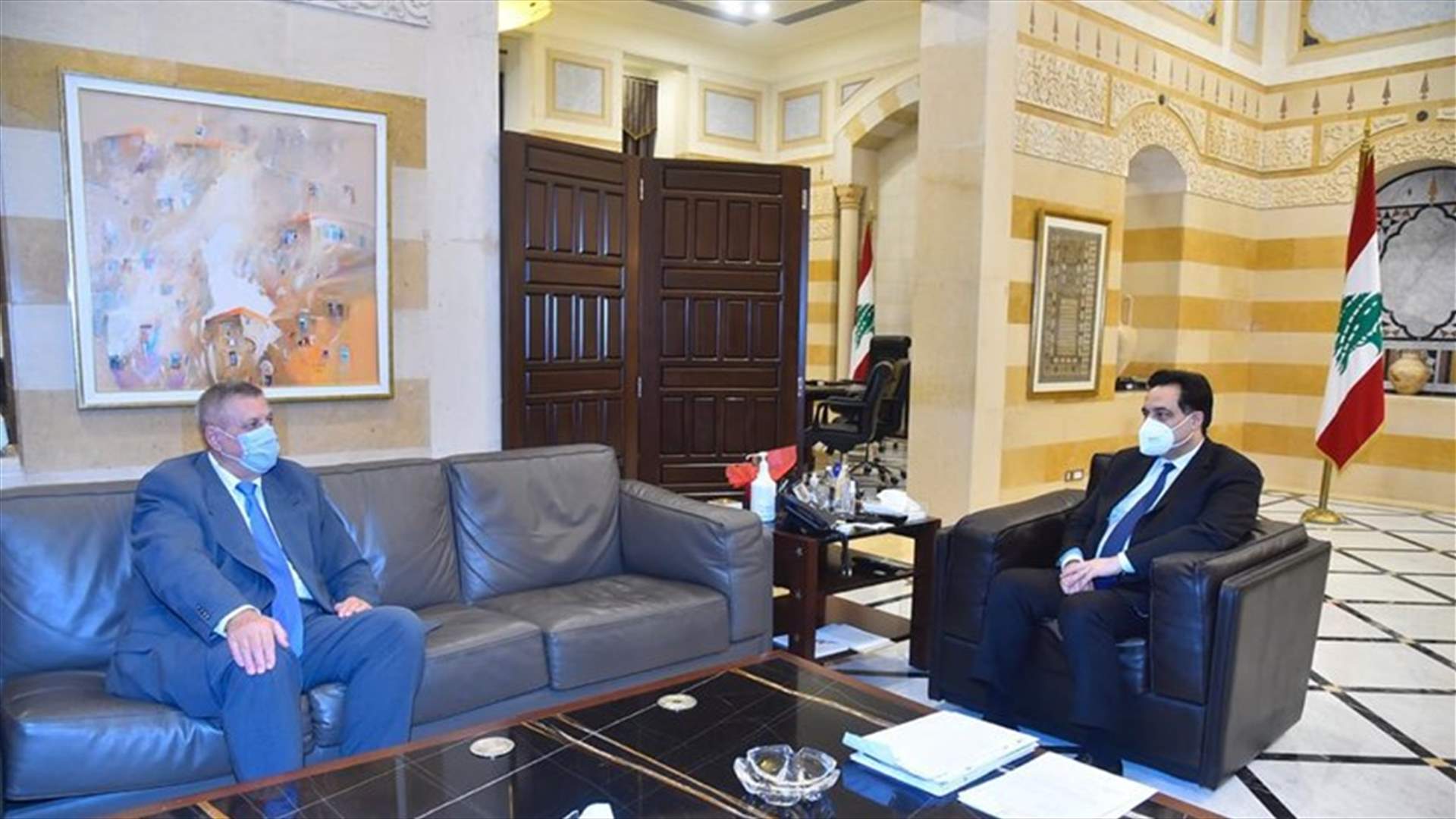 دياب استقبل المنسق الخاص للامم المتحدة