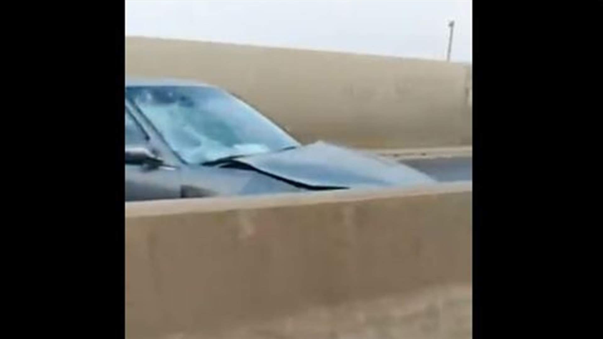 قتيل بحادث سير على طريق أنفاق المطار (فيديو)
