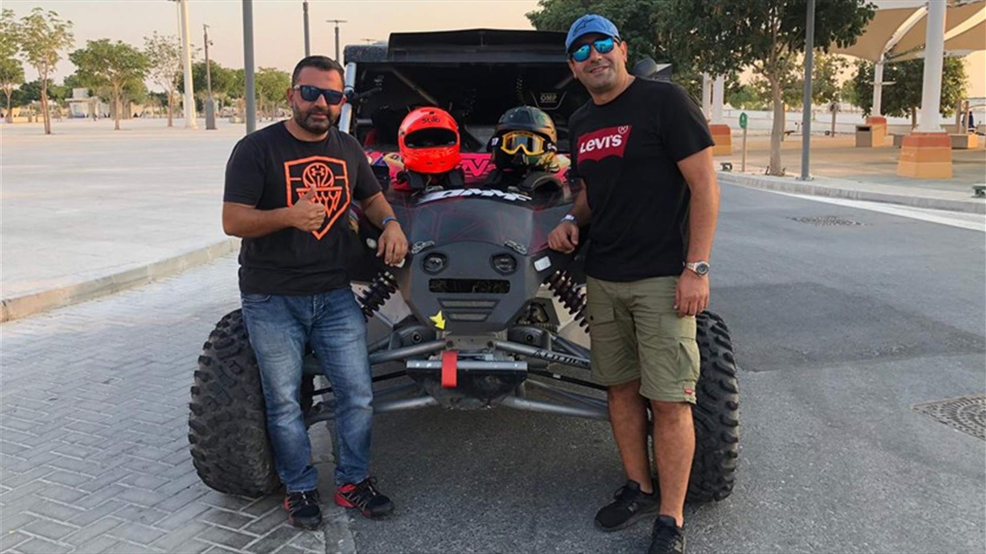 مشاركة السائق اللبناني هنري قاعي وملاحه منصور شبلي في باها قطر المحلي للمرة الأولى