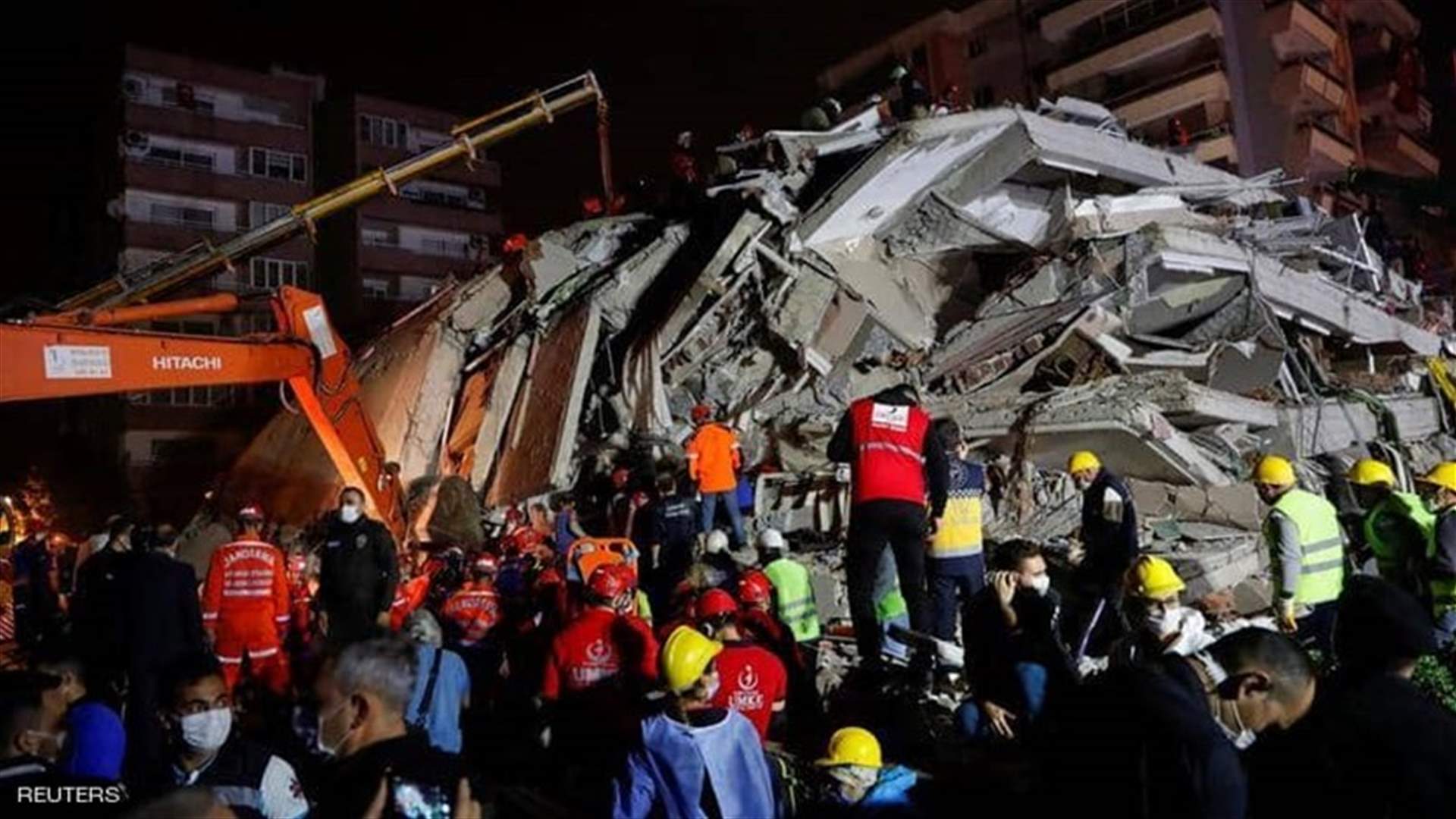 ارتفاع عدد قتلى الزلزال في تركيا
