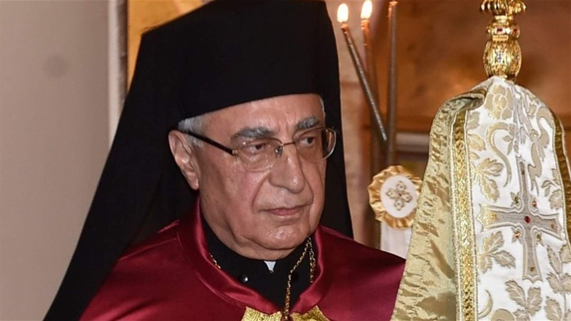 البطريرك العبسي: لن نرضى بأية حكومة لا يتمثل فيها الروم الملكيين الكاثوليك خير تمثيل في ظل النظام القائم في البلد