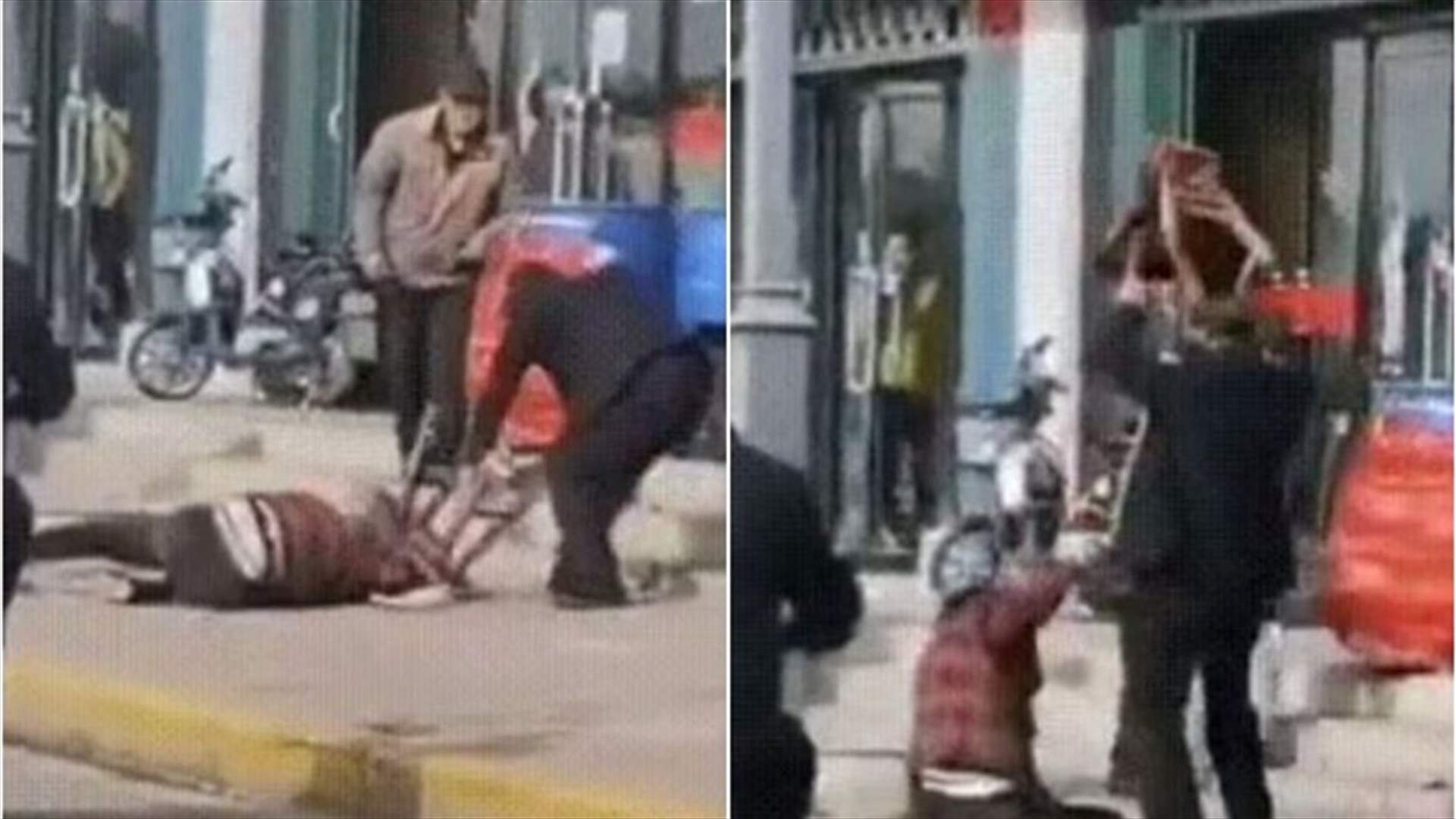 غضب كبير بعد انتشار فيديو لرجل صيني يضرب زوجته حتى الموت!