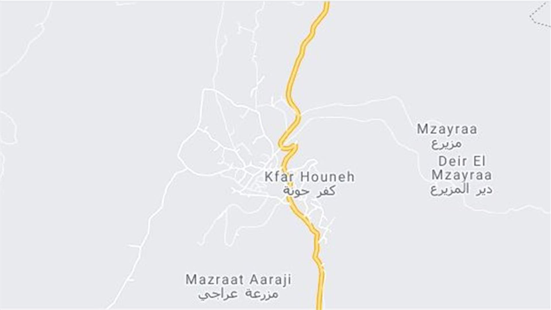 انهيارات على مثلث كفرحونة السريرة وطرقات عدة في جزين بسبب العاصفة