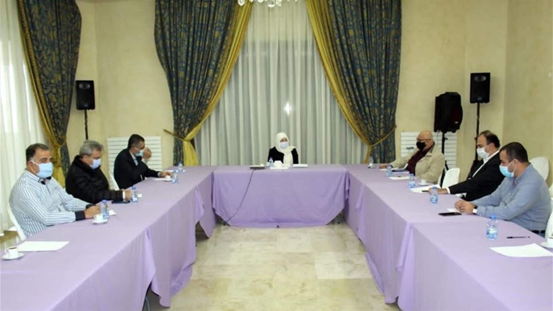 الحريري تابعت أوضاع صيدا الحياتية مع البلدية ومصالح المياه والكهرباء والأشغال والهاتف
