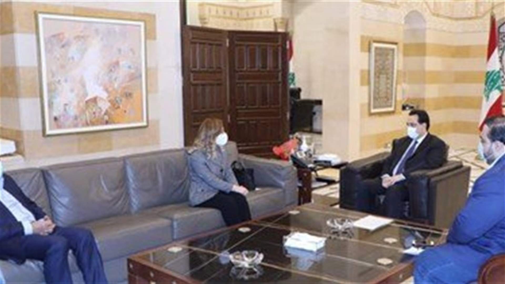 PM Diab meets Caretaker Sports Minister Ohanian
