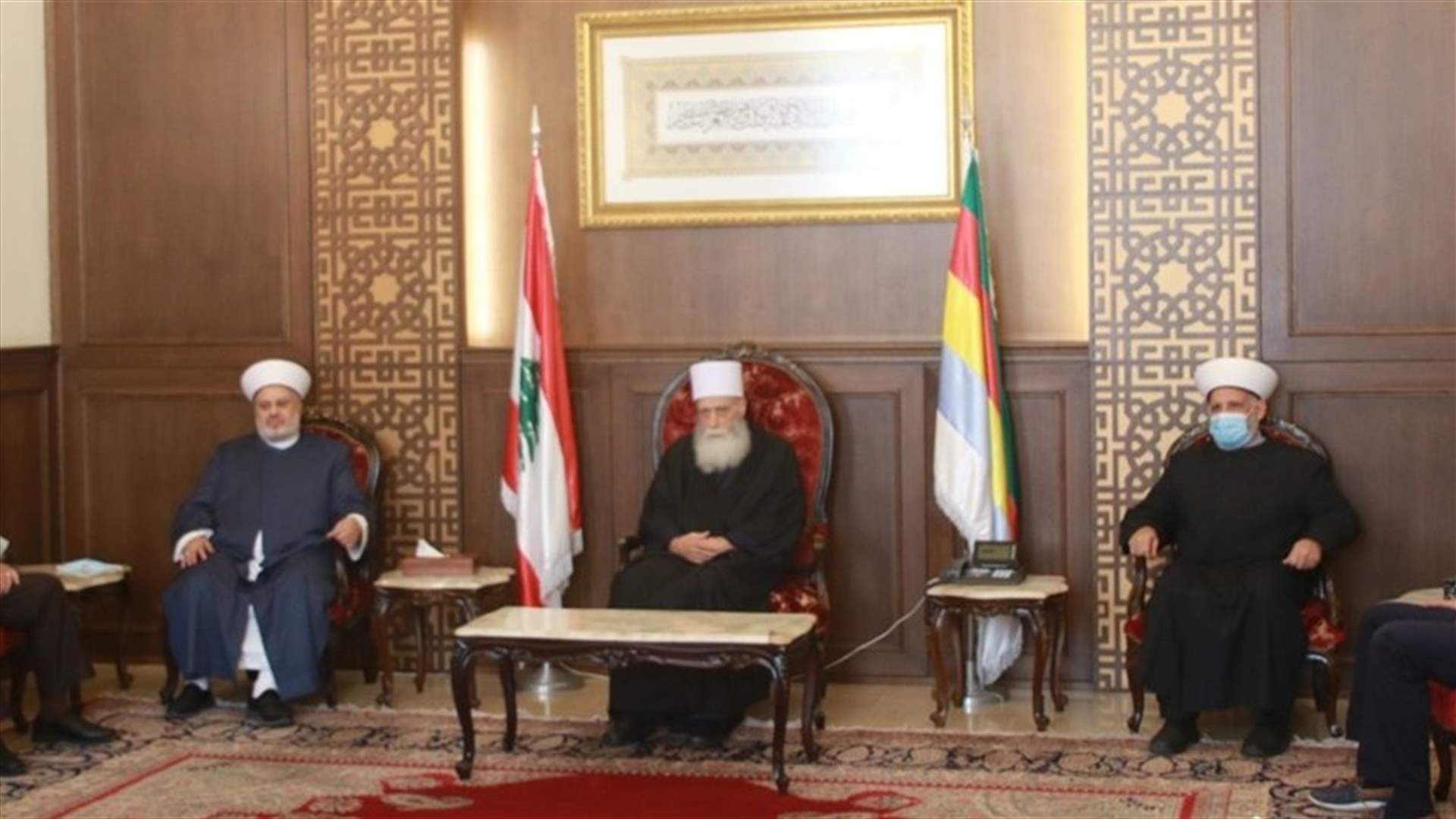شيخ العقل التقى وفد جبهة العمل الاسلامي الجعيد: لعدم الانزلاق الى أي فتنة بفعل بعض الخطابات المتشنجة