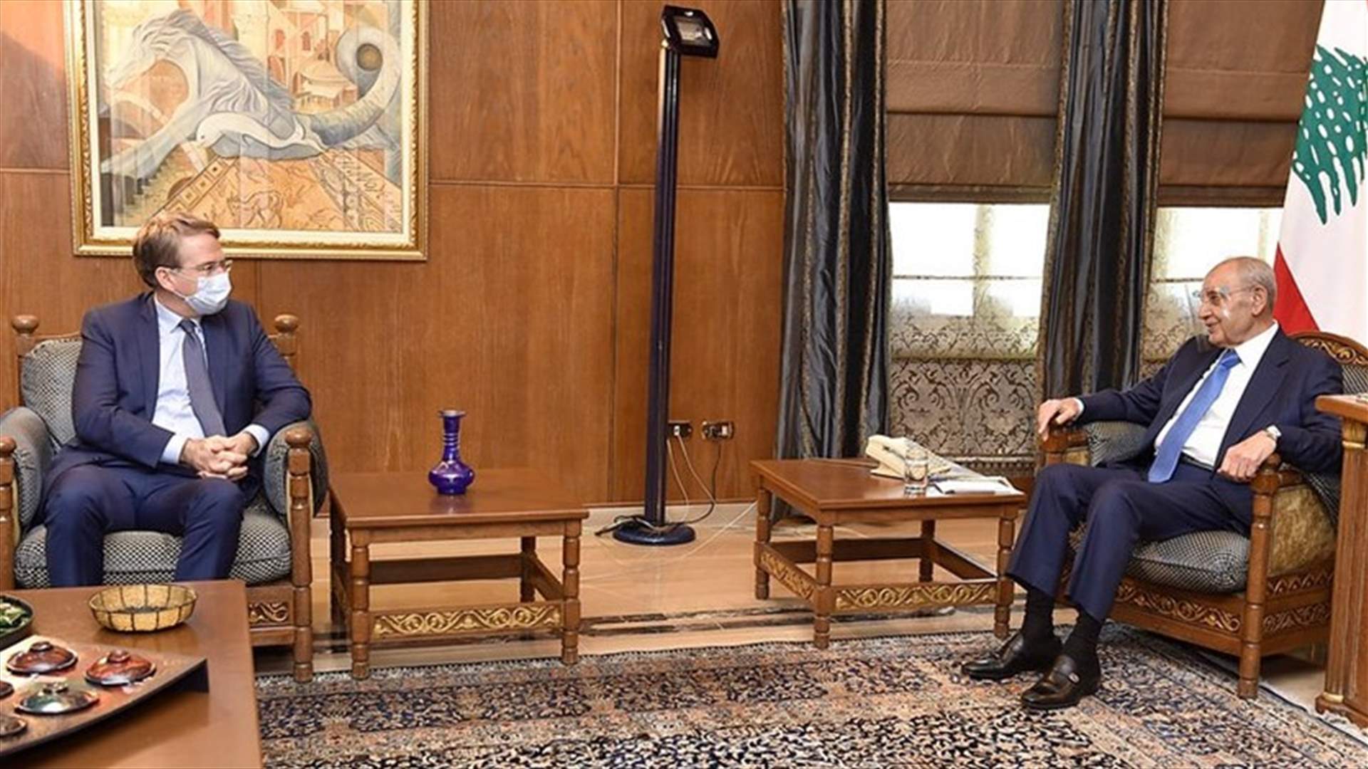 بري يصف اللقاء مع دوريل بالجيد: لانجاز حكومة اليوم قبل الغد