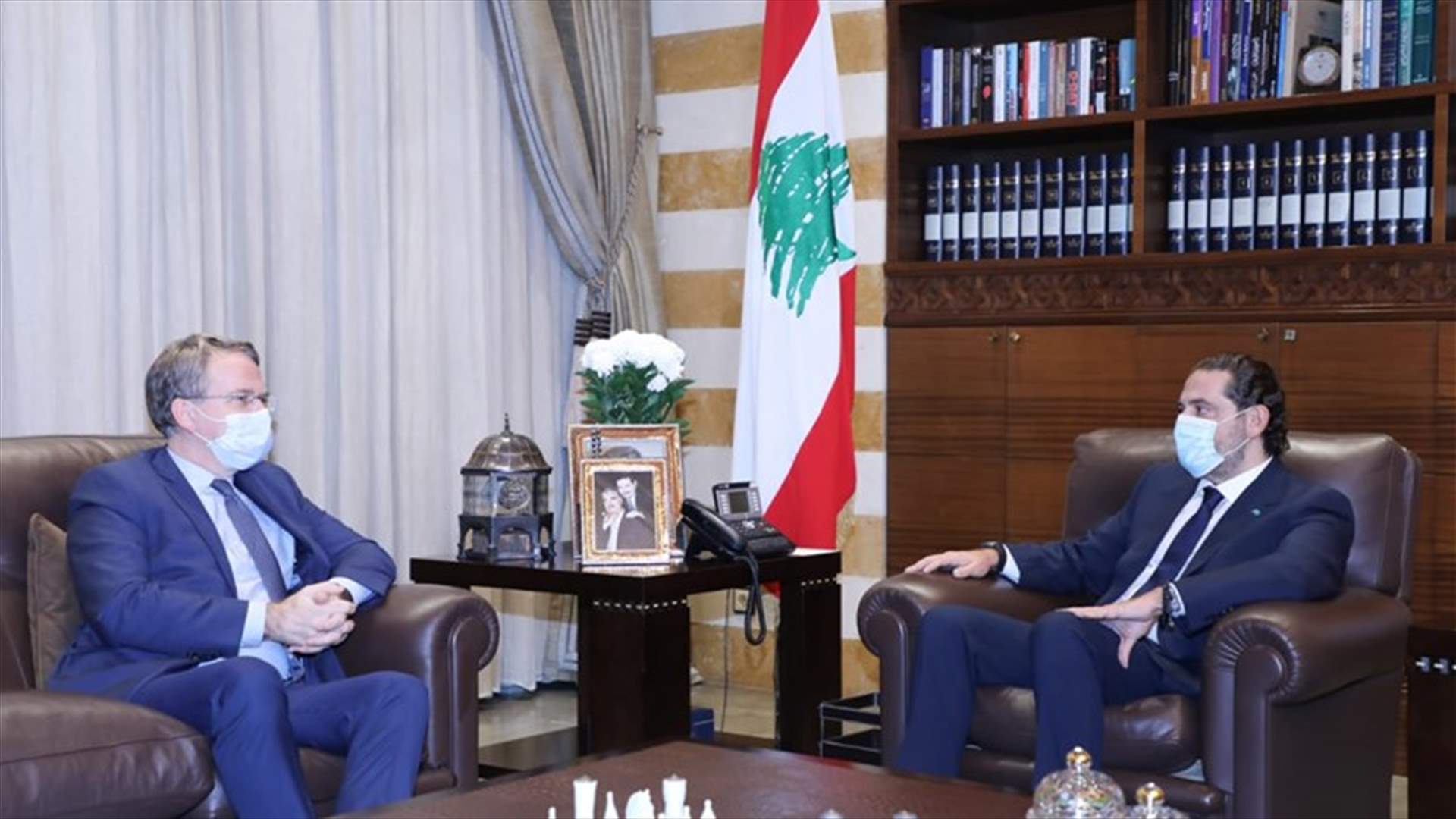 الحريري عرض للمبادرة الفرنسية مع دوريل في بيت الوسط