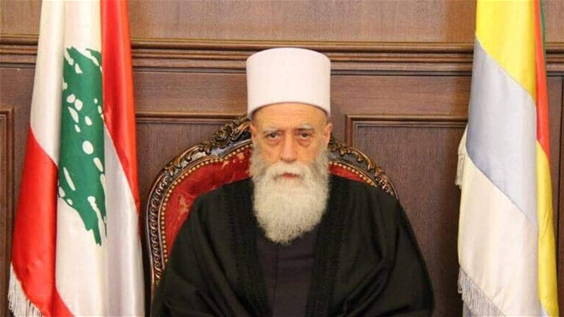 شيخ العقل ابرق الى عباس معزيا بعريقات: شخصية نضالية شامخة بذلت عمرها في المعاناة
